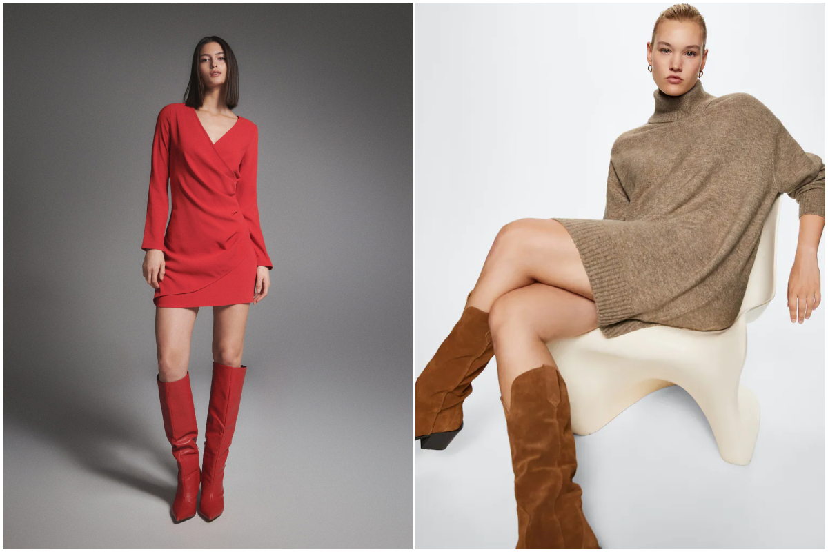 Cómo llevar las botas con vestidos este otoño/invierno | Moda