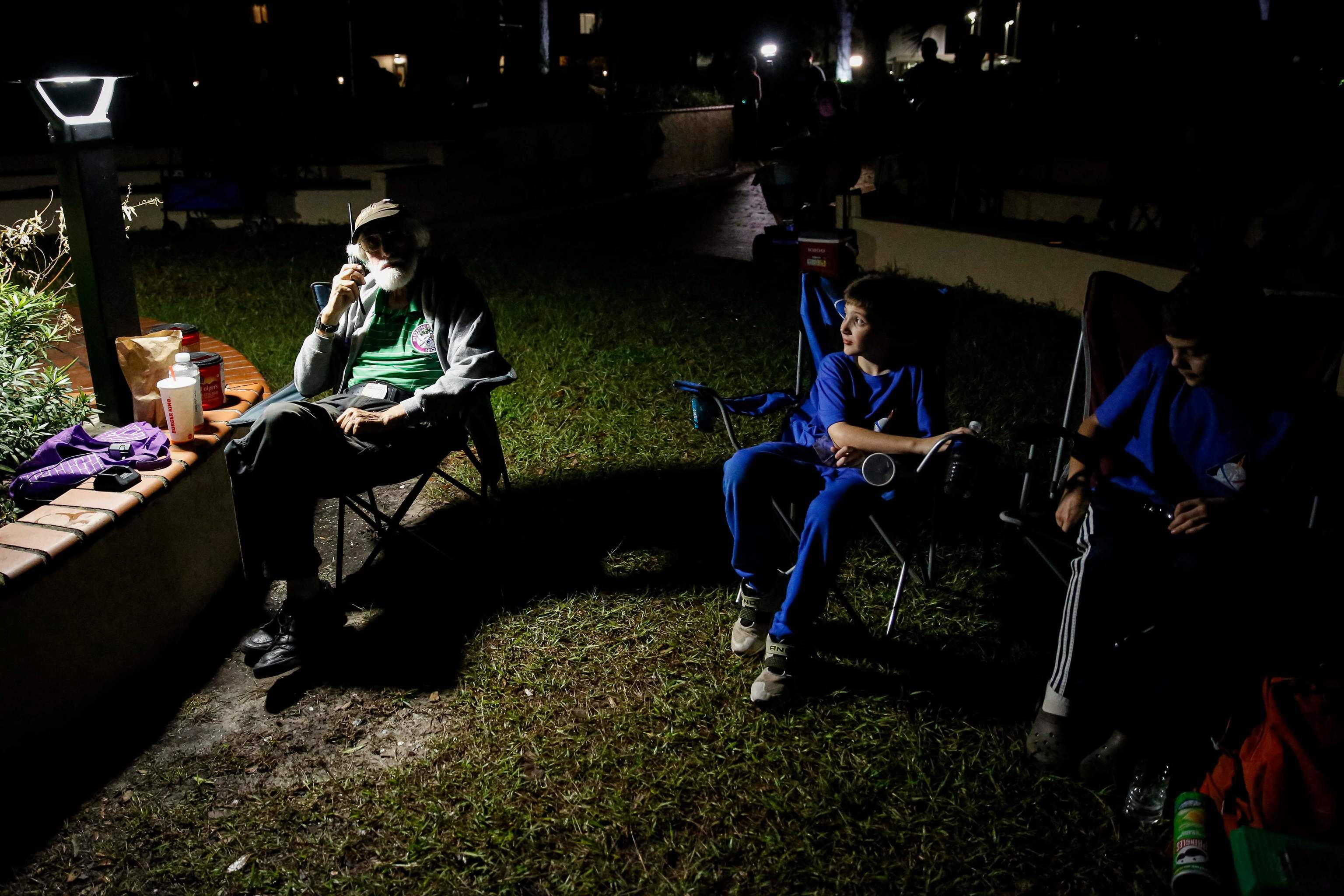 El Parque dedicado a los Veteranos en Florida fue uno de los lugares ms concurridos para disfrutar del despegue