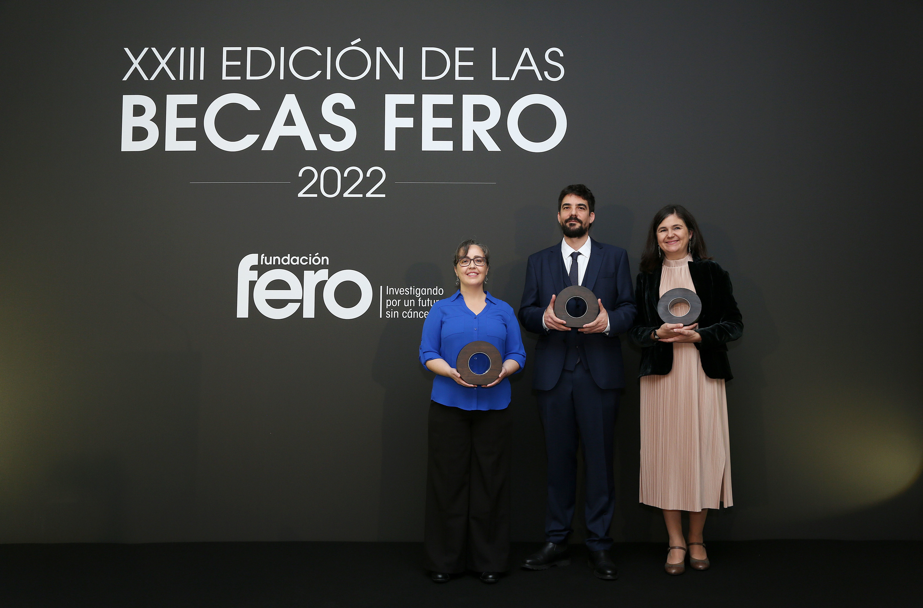 En la imagen, los premiados Alicia González, Juan Miguel Cejalvo y María Muñoz, los premiados en la XXIII edición.