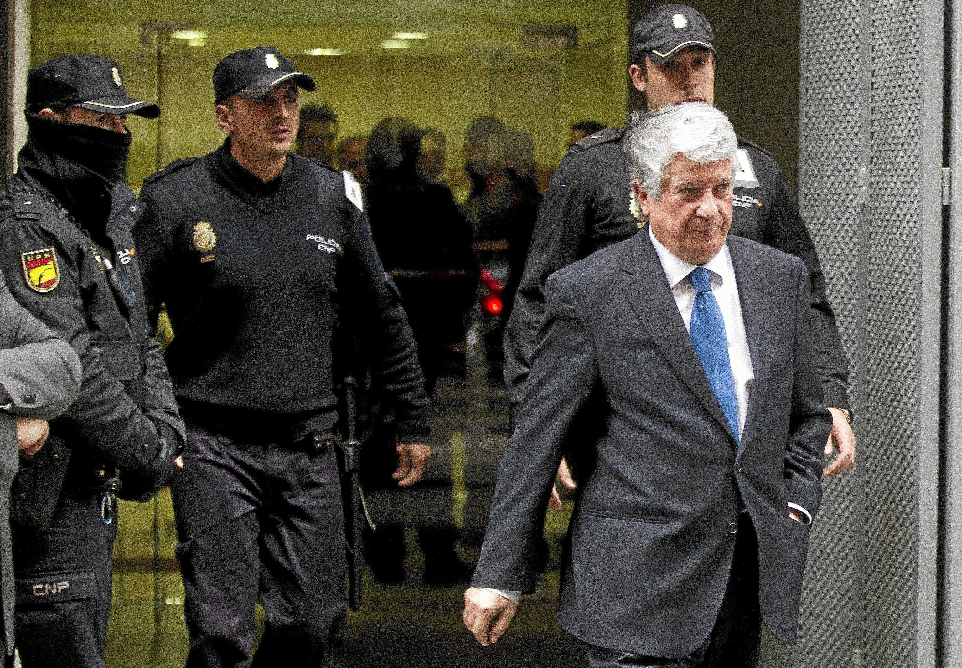 El ex consejero de Bankia Arturo Fernndez, en una de sus visitas a la Audiencia Nacional para declarar en el 'Caso Bankia'