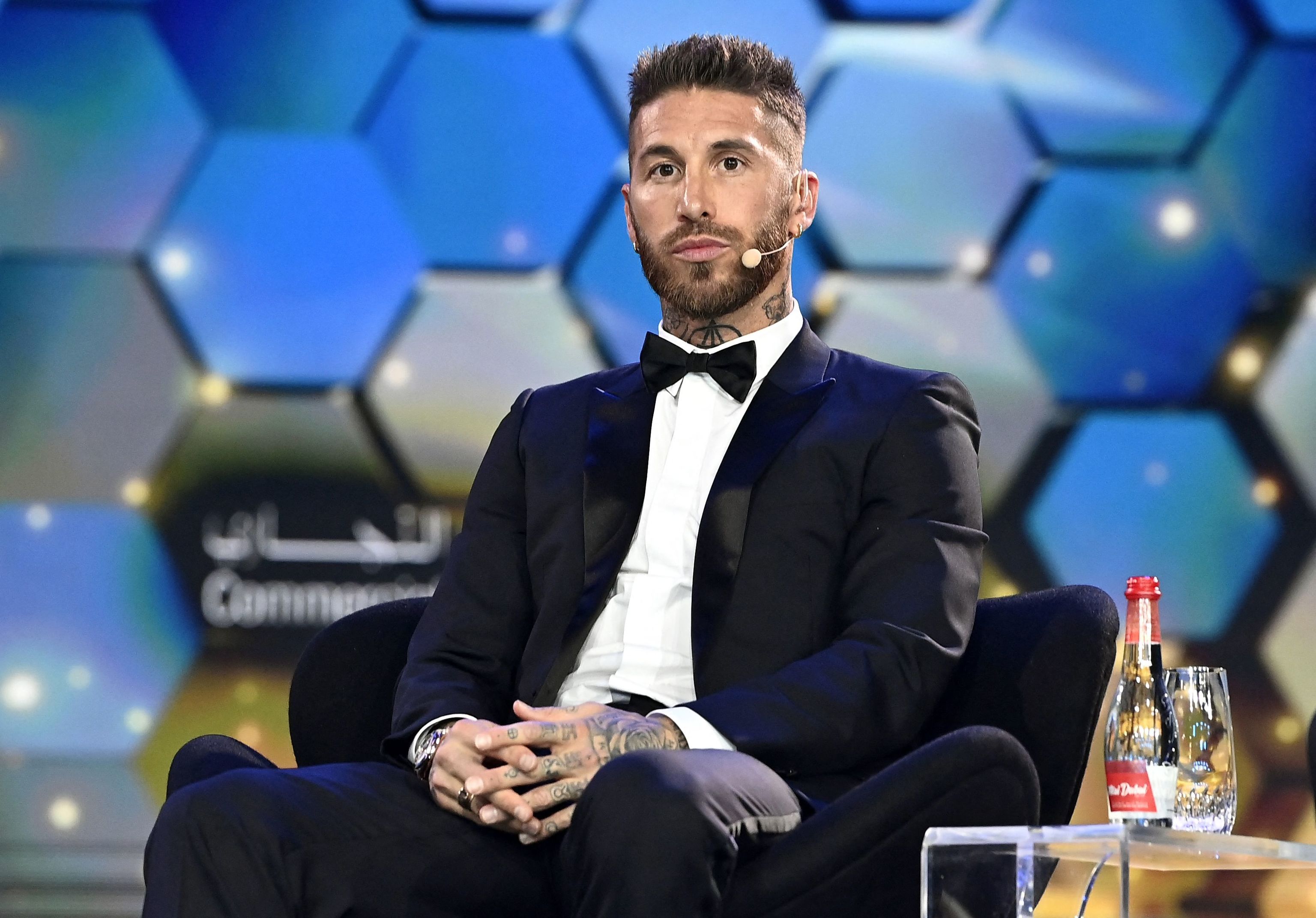 Ramos, en los Dubai Globe Soccer Awards.