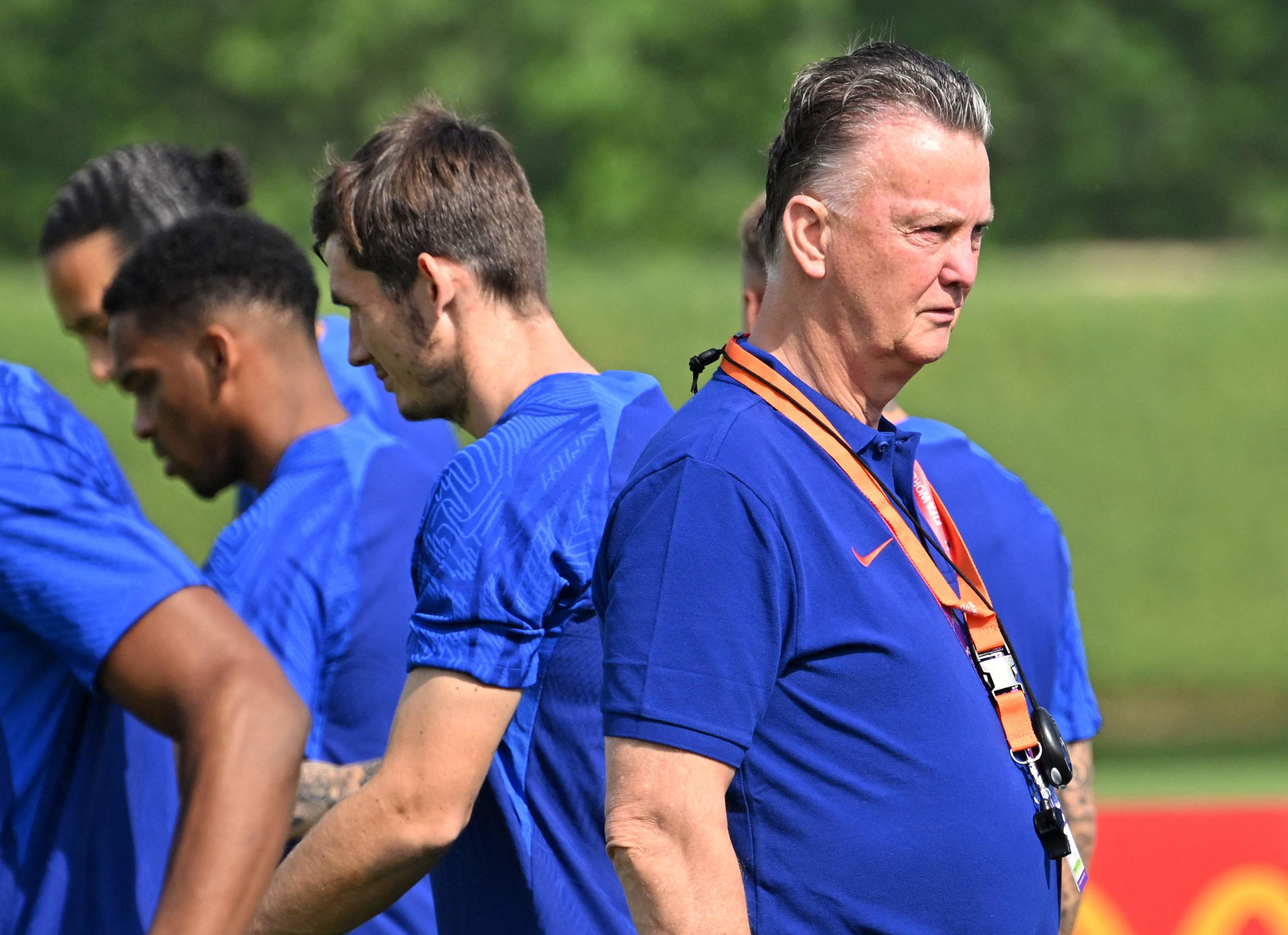 They go Gaal, in a training.