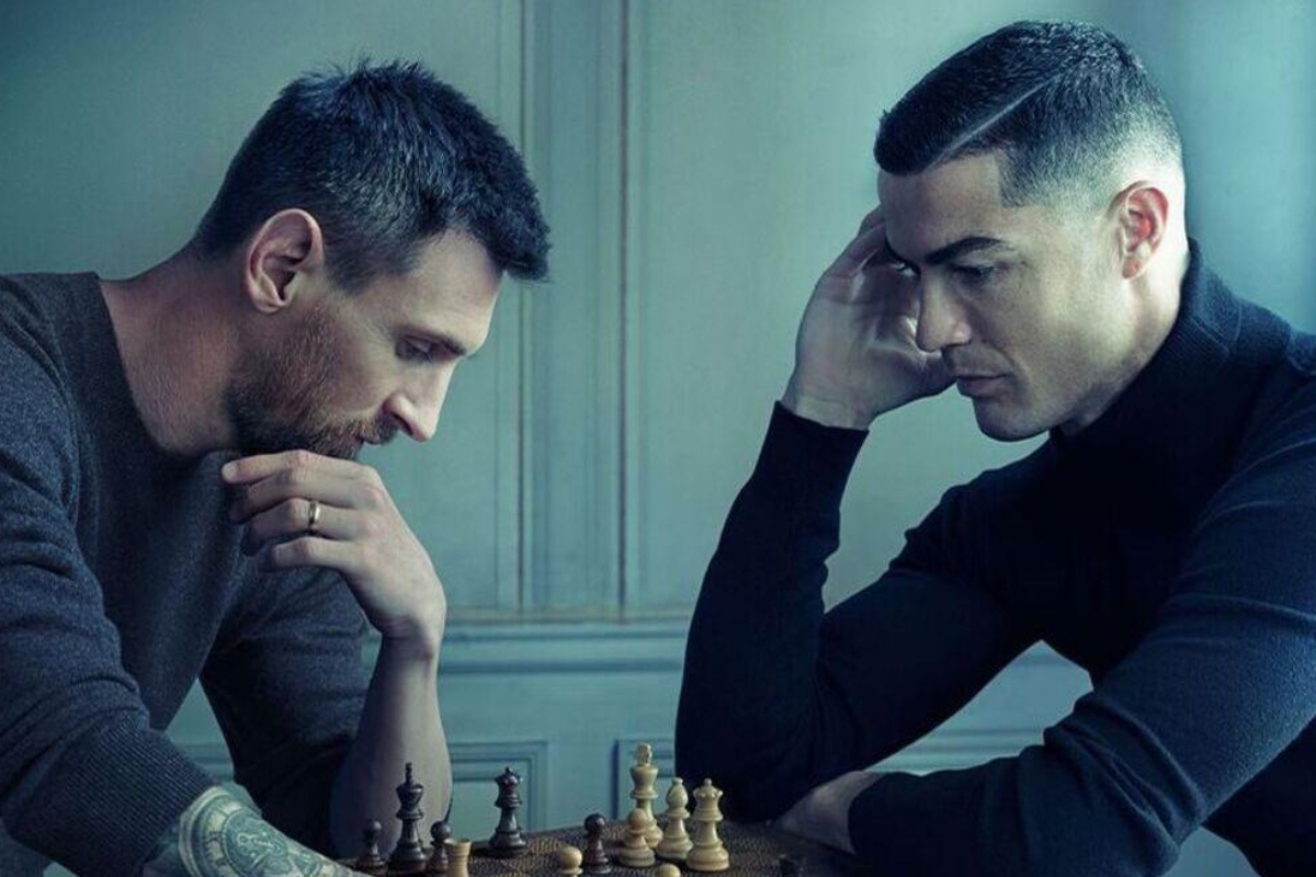 La foto de Messi y Cristiano para Louis Vuitton