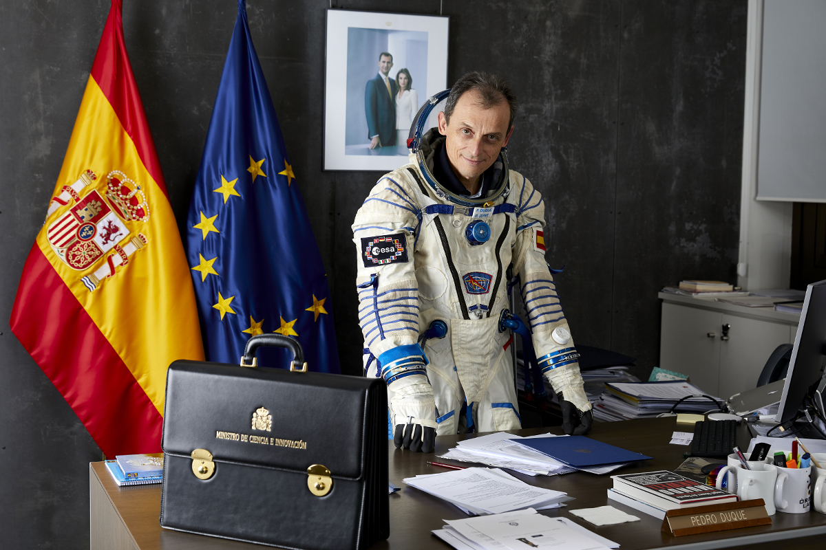 El astronauta y ex ministro de Ciencia e Innovación, Pedro Sánchez.