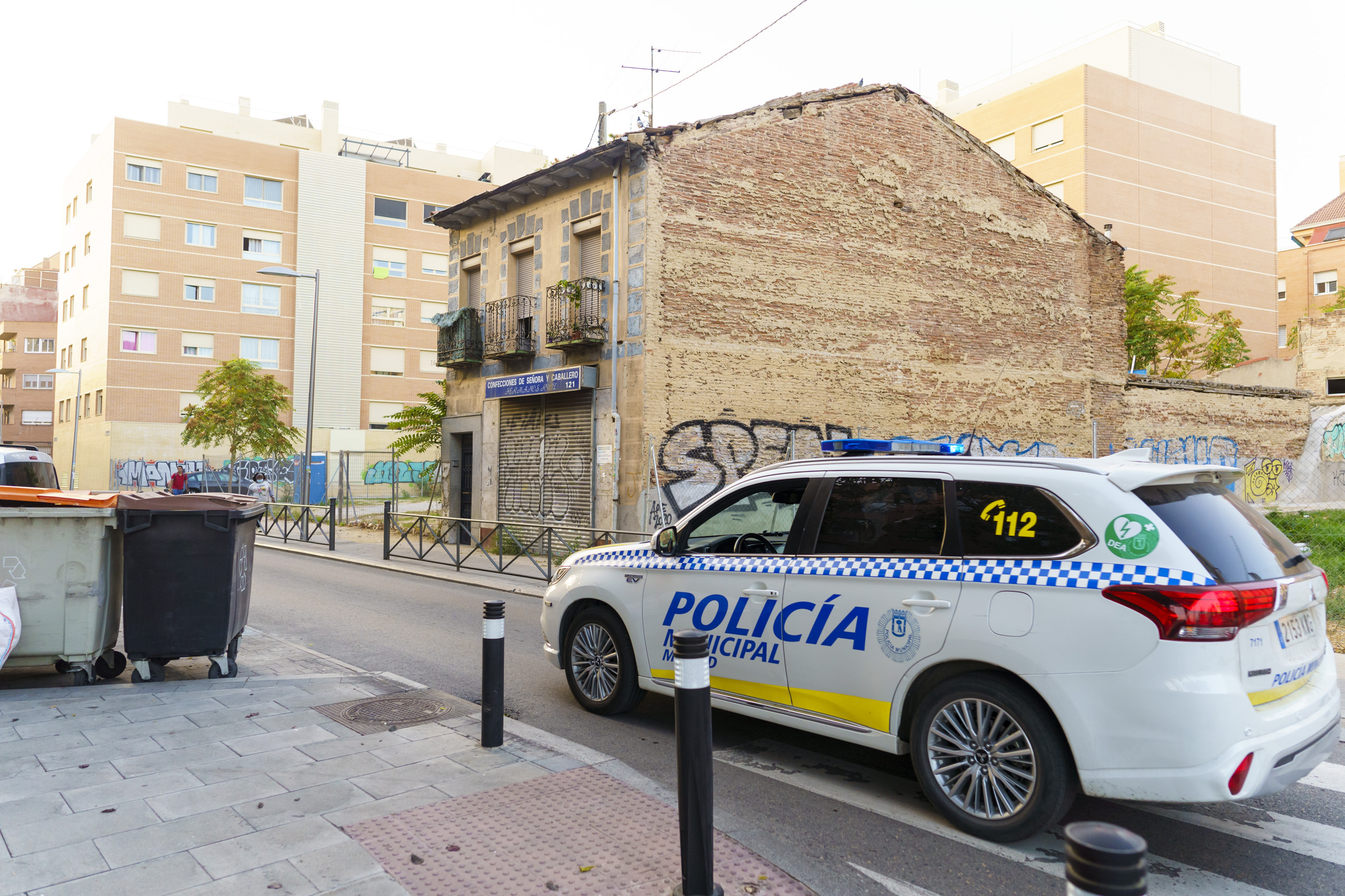 Un coche de la Polica Municipal de Madrid.
