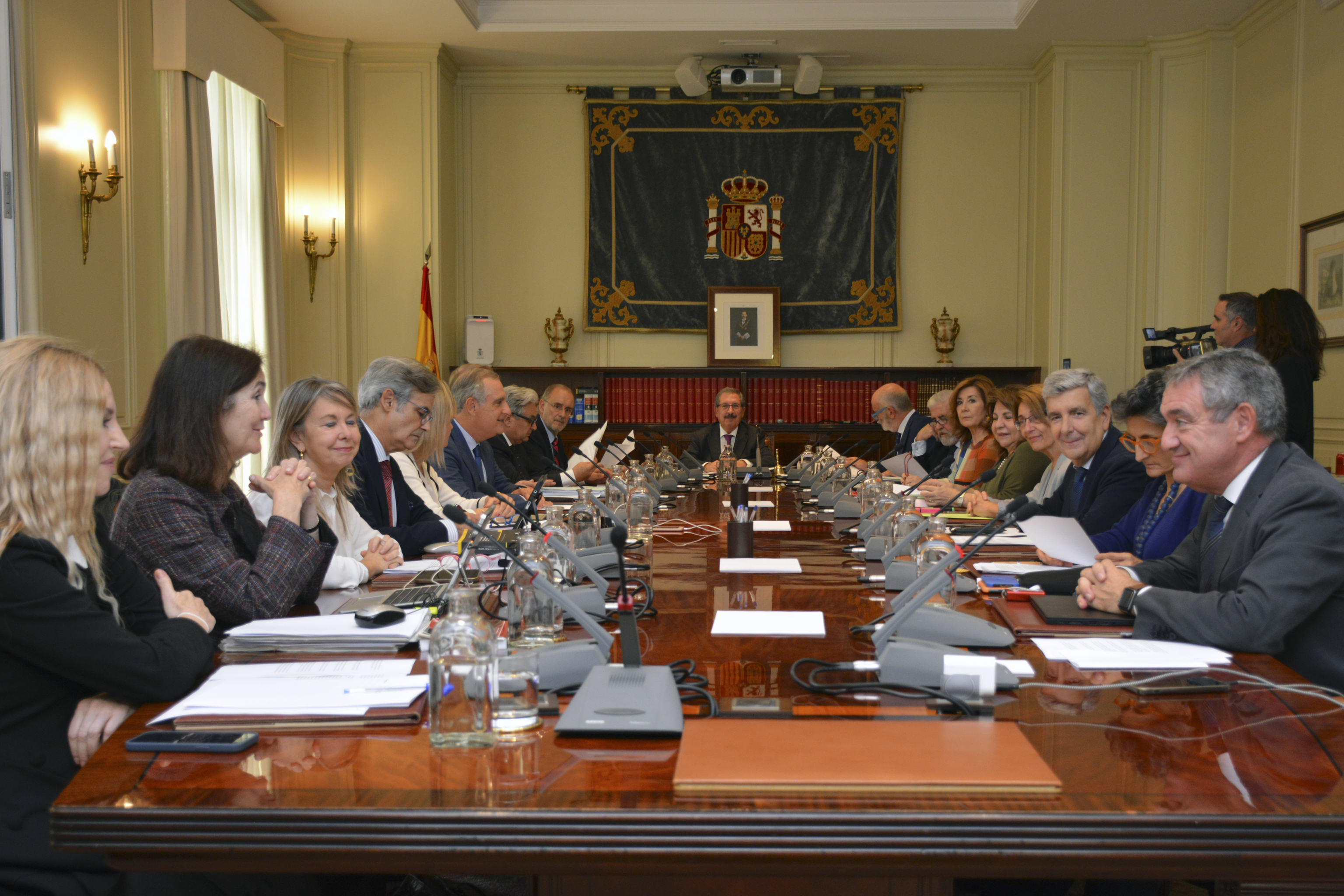 Reunión del Pleno del Consejo General del Poder Judicial.