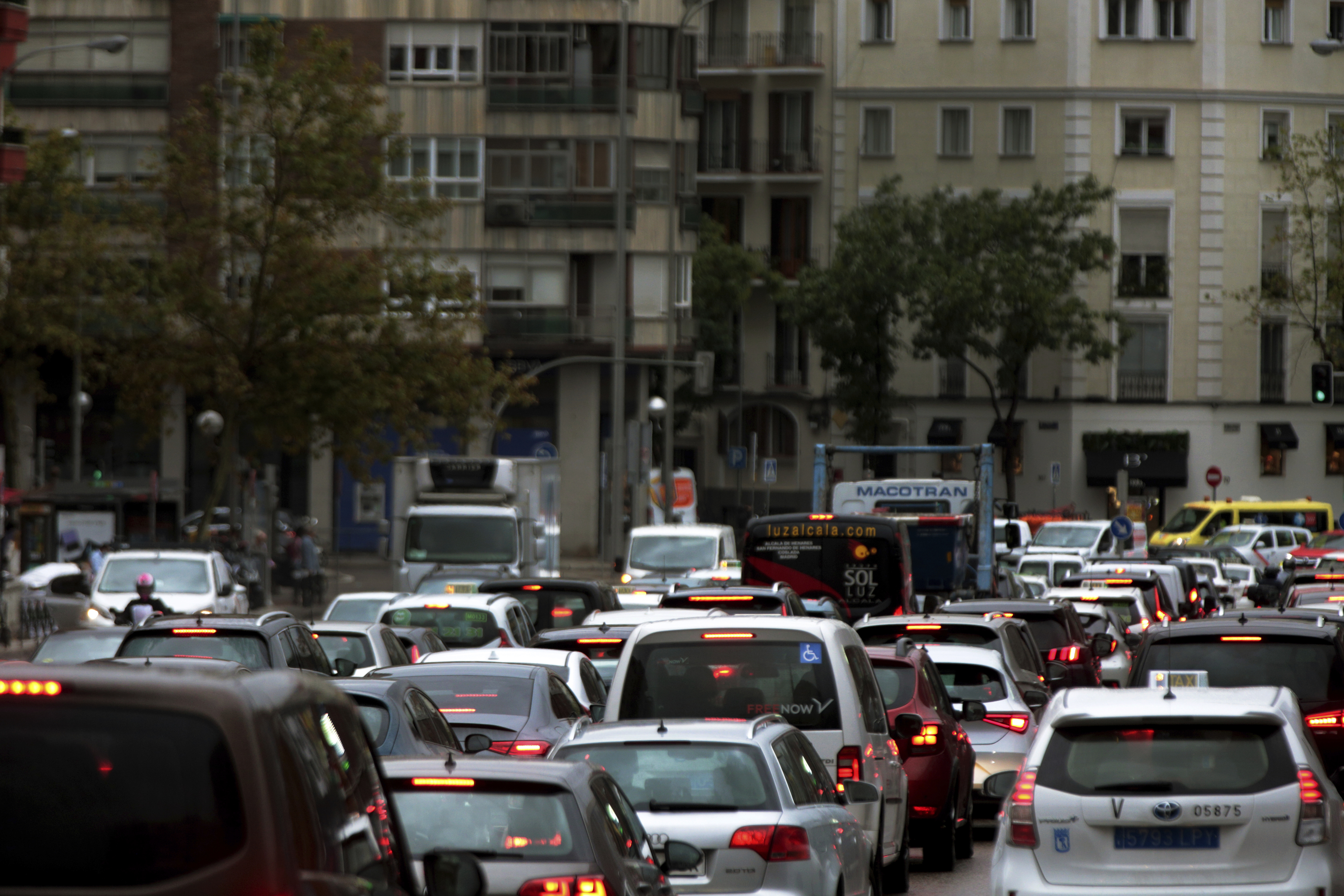 Tráfico en la ciudad de Madrid