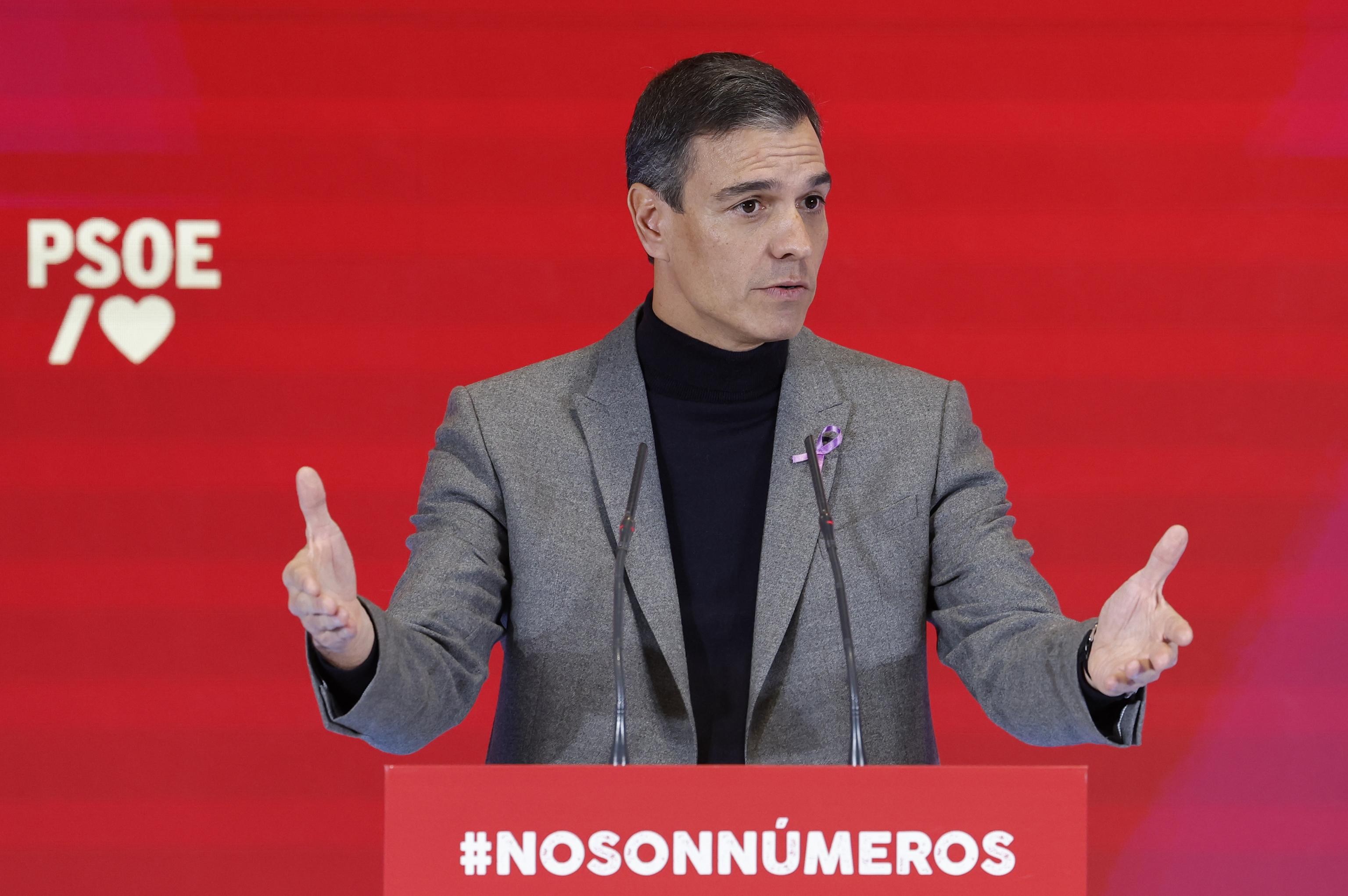 Pedro Sánchez, este viernes, en la apertura del XXVI Congreso de la Internacional Socialista.