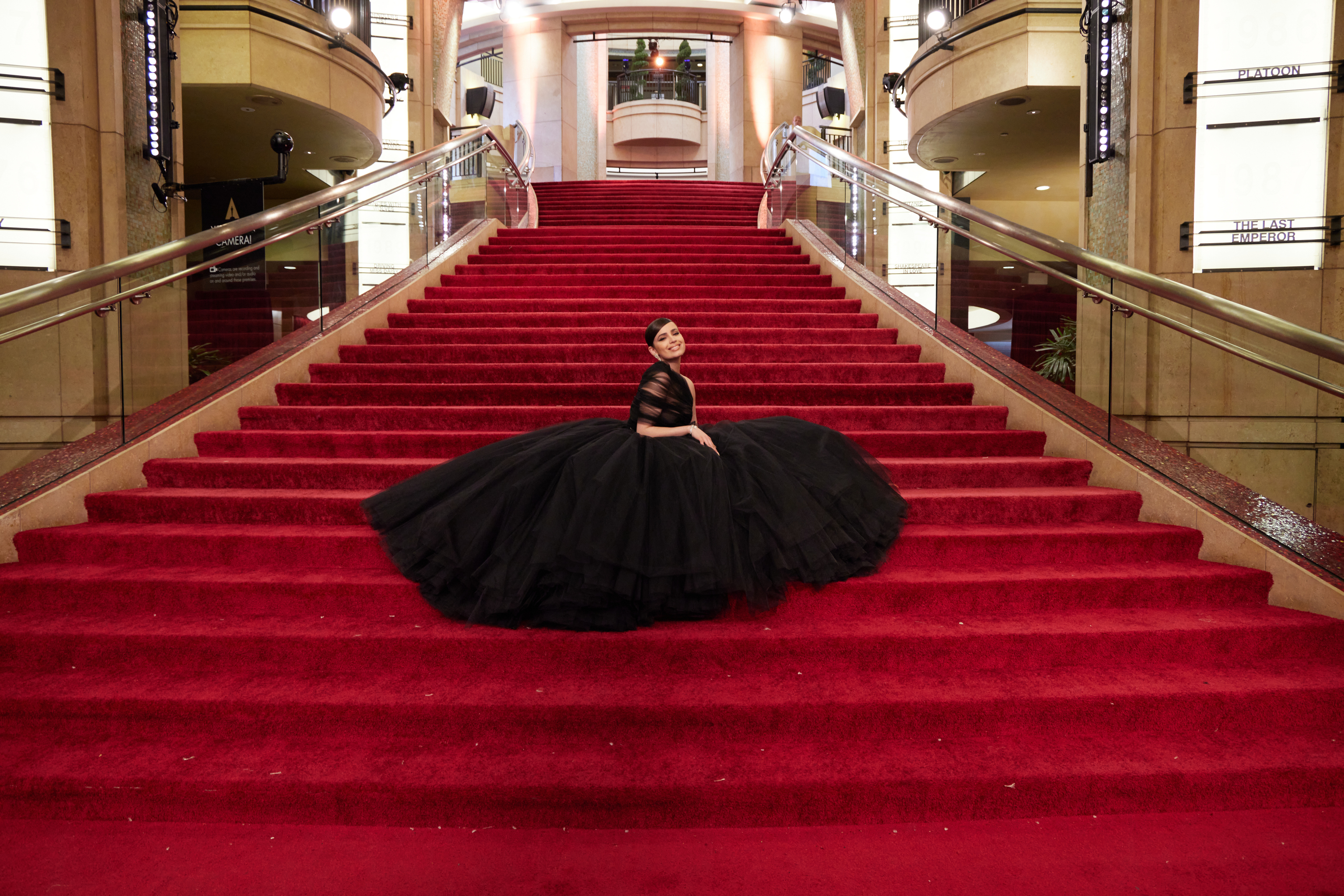Sophia Carson llega a la alfombra roja de la 94 edicin de los Oscars en el Dolby Theatre de Los ngeles, el 27 de marzo de 2022.