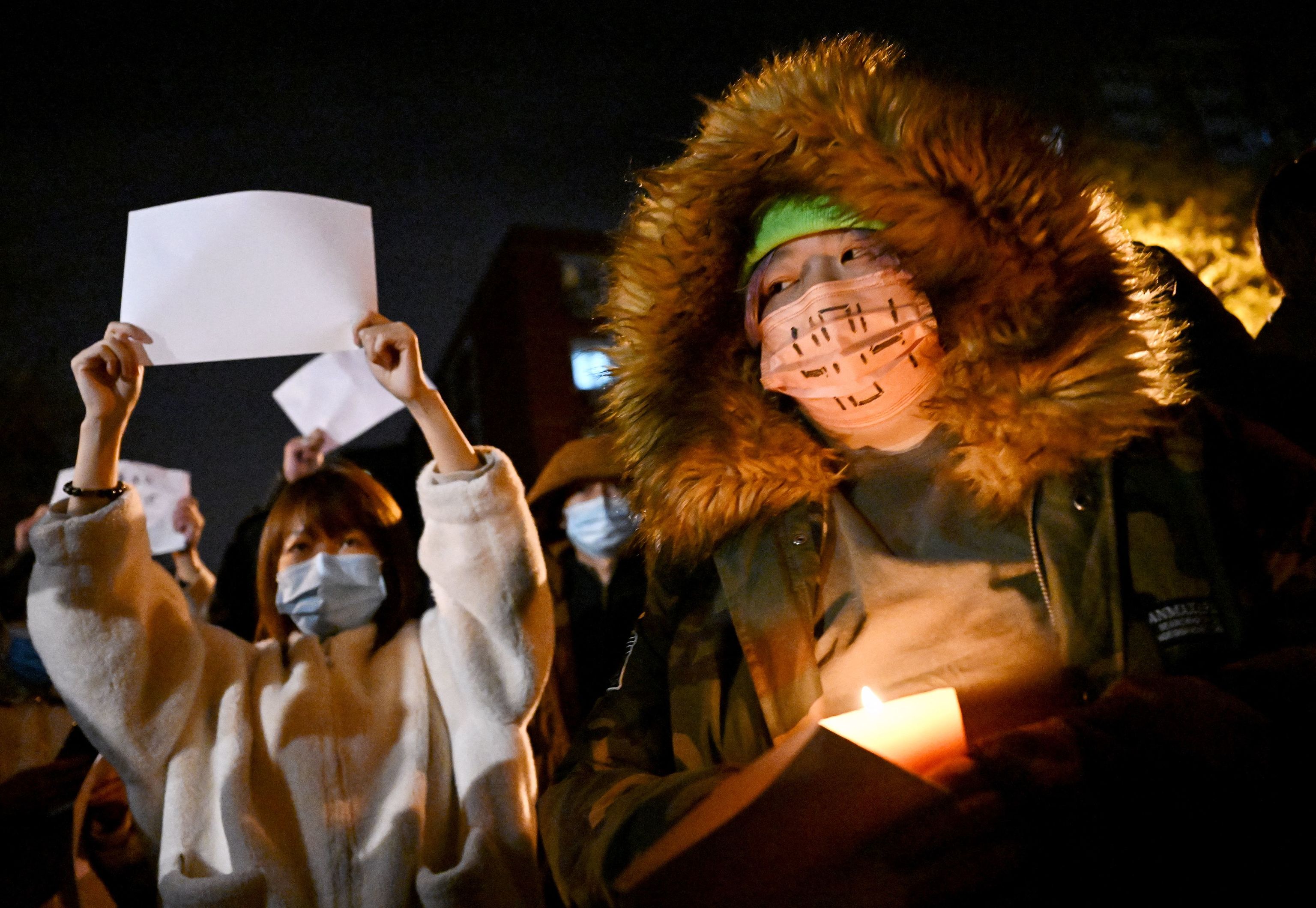Las jóvenes chinas, protagonistas de las protestas para pedir libertad