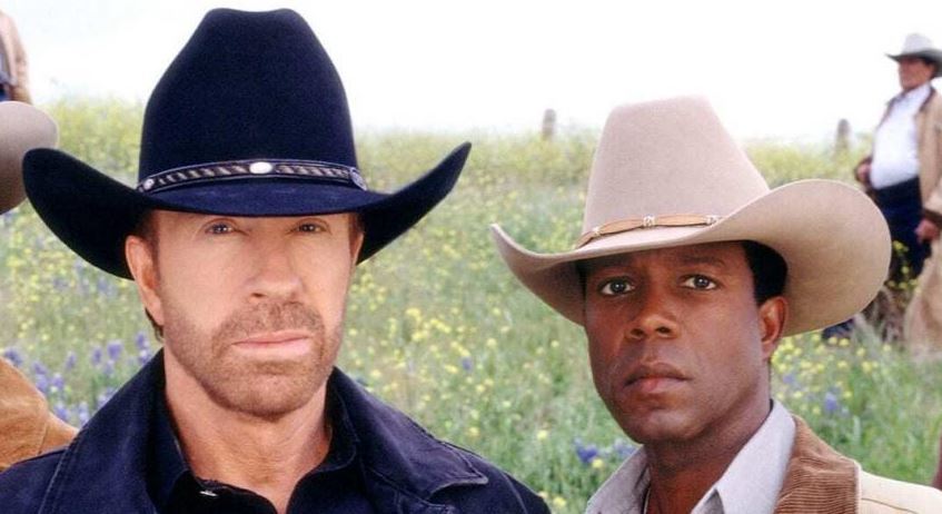 Clarence Gilyard Jr. junto a Chuck Norris en 'Walker, Ranger de Texas'.