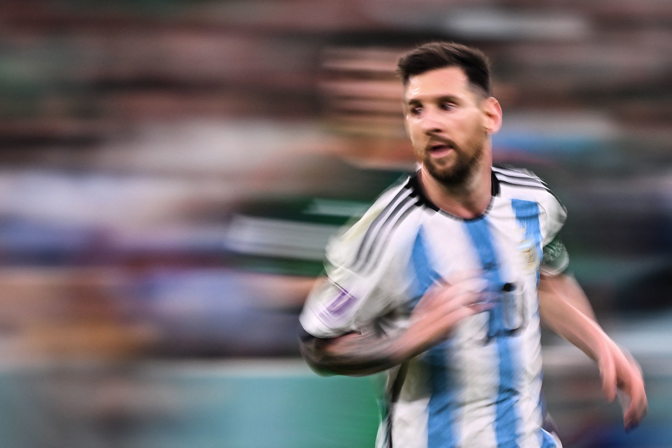 Messi con Argentina en el Mundial de Qatar