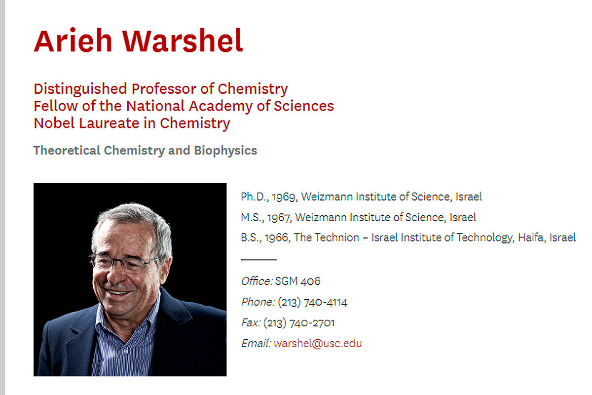 El Nobel israelí Arieh Warshel junto a científicos de todo el mundo se citan en Castellón en un congreso de bioquímica