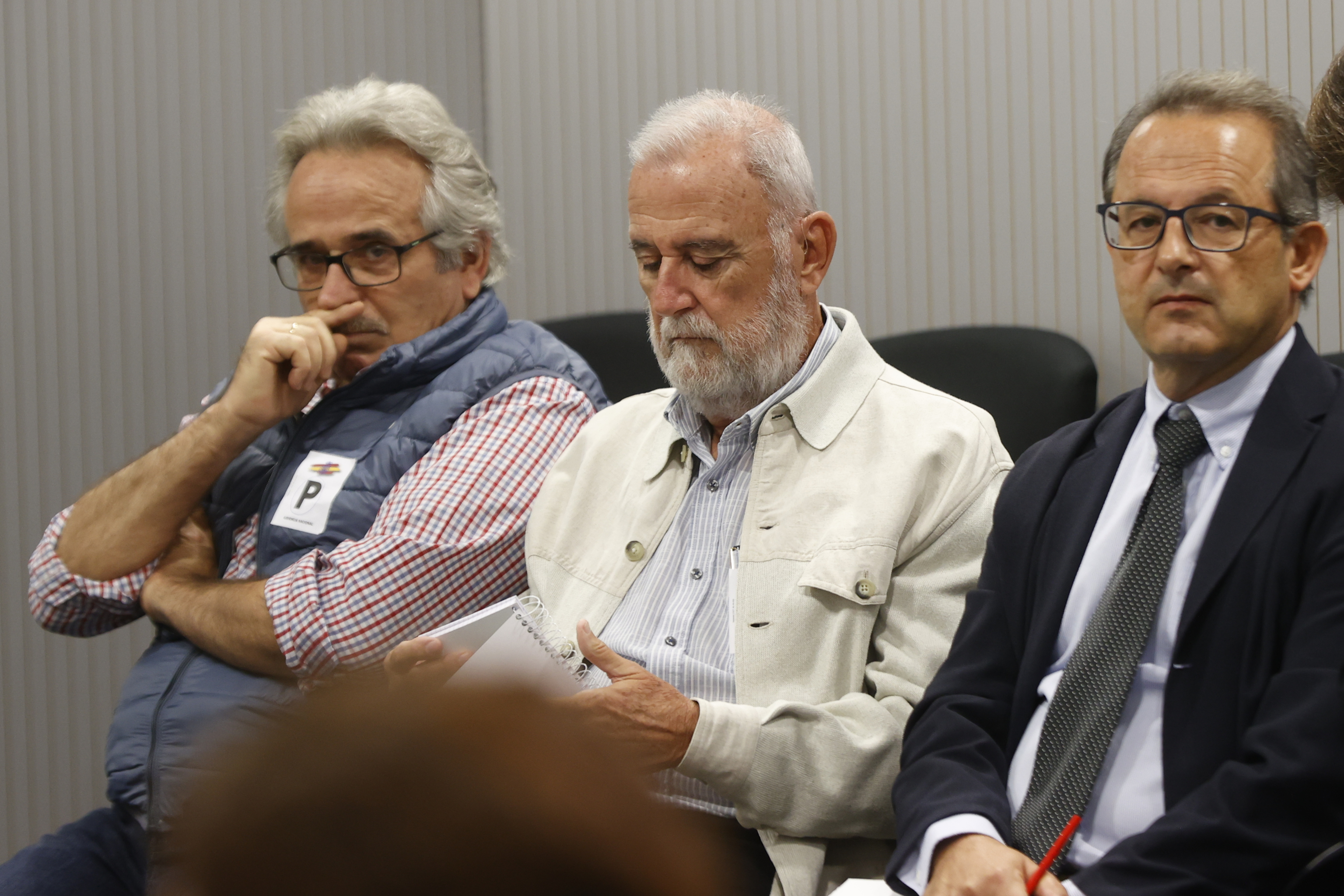En el centro de la imagen, Rodrigo Torrijos, durante el juicio del 'caso Fitonovo'.