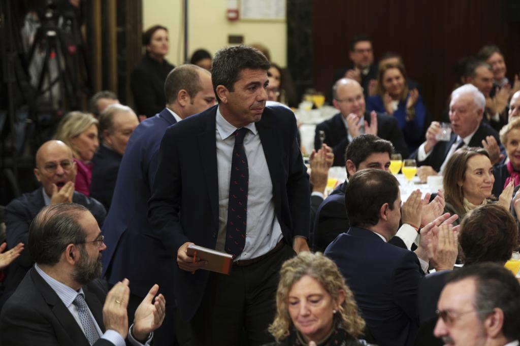 El presidente del PP valenciano, Carlos Mazn, esta semana en Madrid.