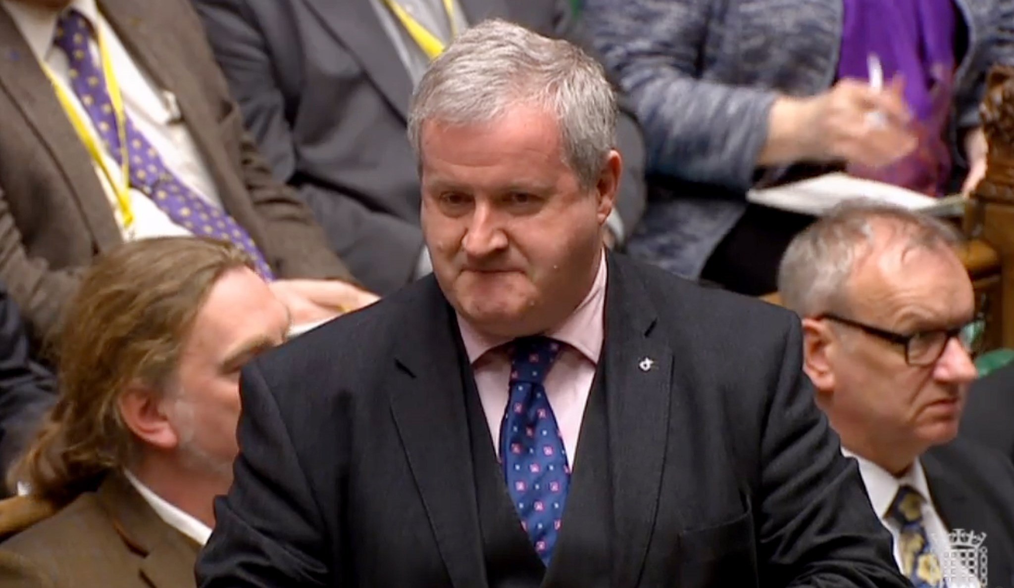Ian Blackford habla durante una sesión de control en la Cámara de los Comunes.