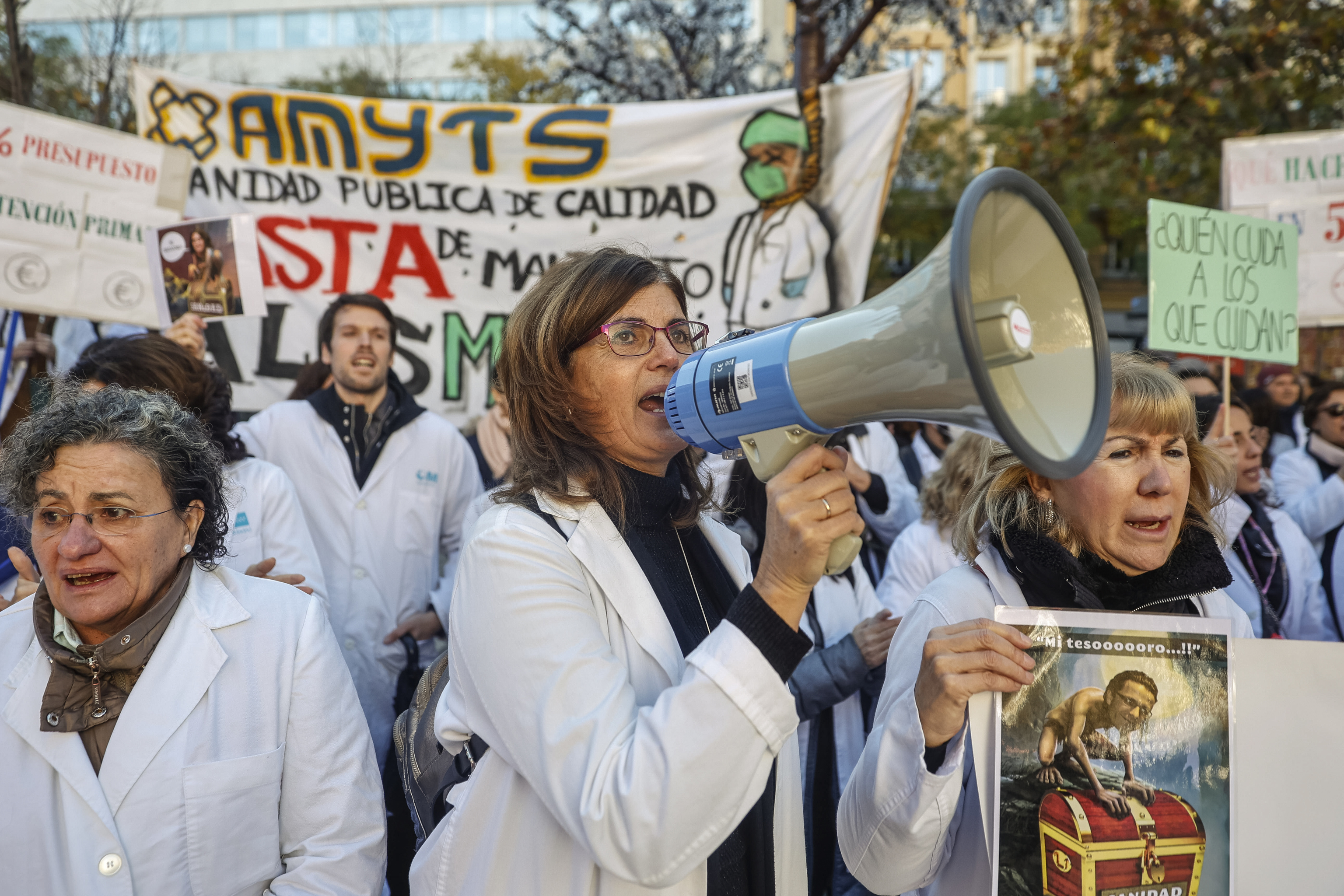 Los médicos de Familia y pediatras de la comunidad de Madrid inician la segunda semana de huelga.