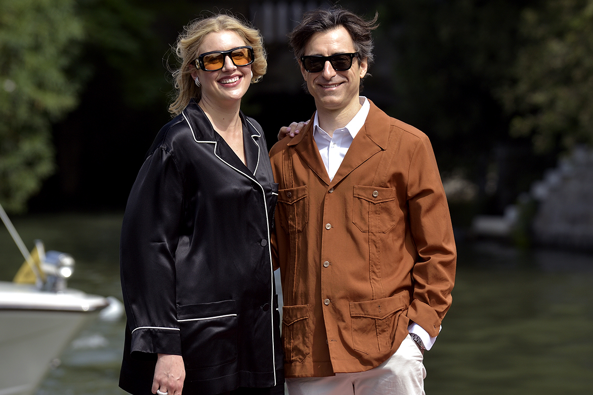 Greta Gerwig y Noah Baumbach en el pasado Festiva de Venecia.