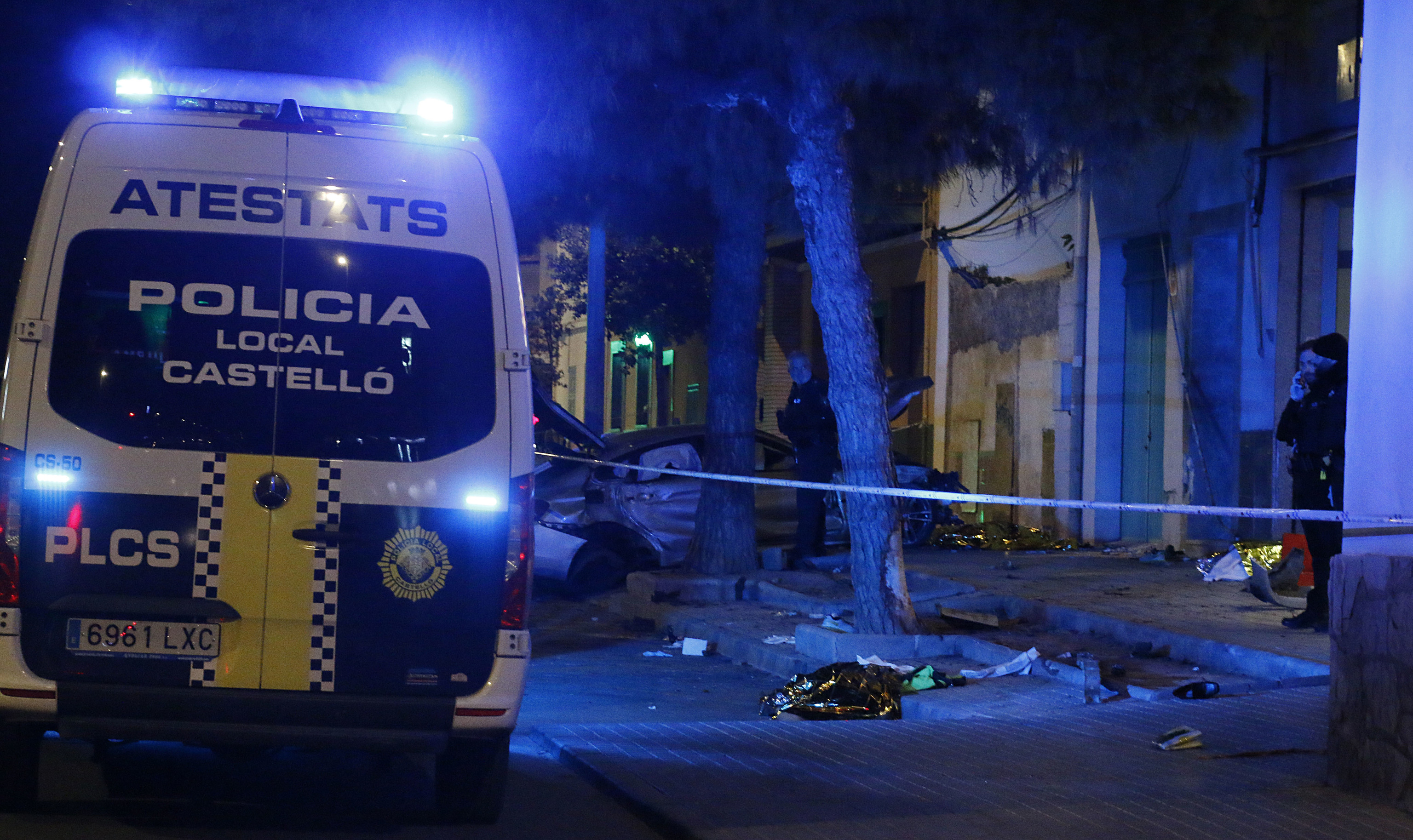 El accidente se produjo en la Avenida Alcora de Castelln.