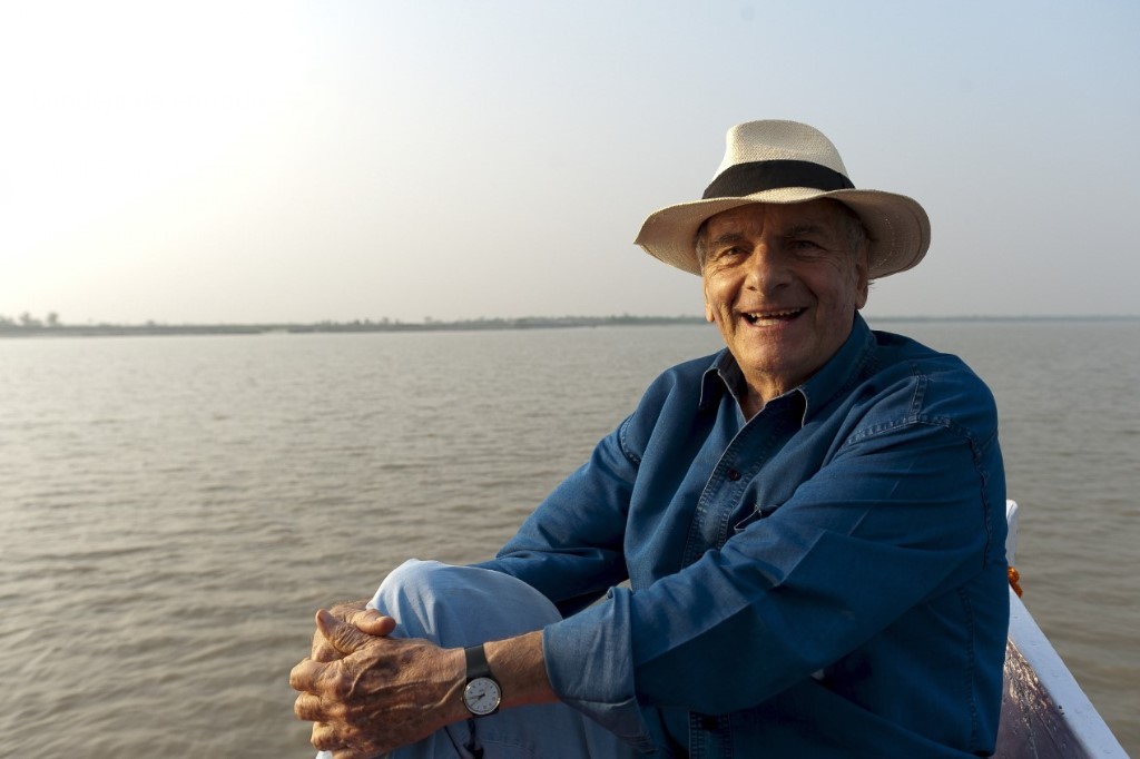 Dominique Lapierre, en la India.