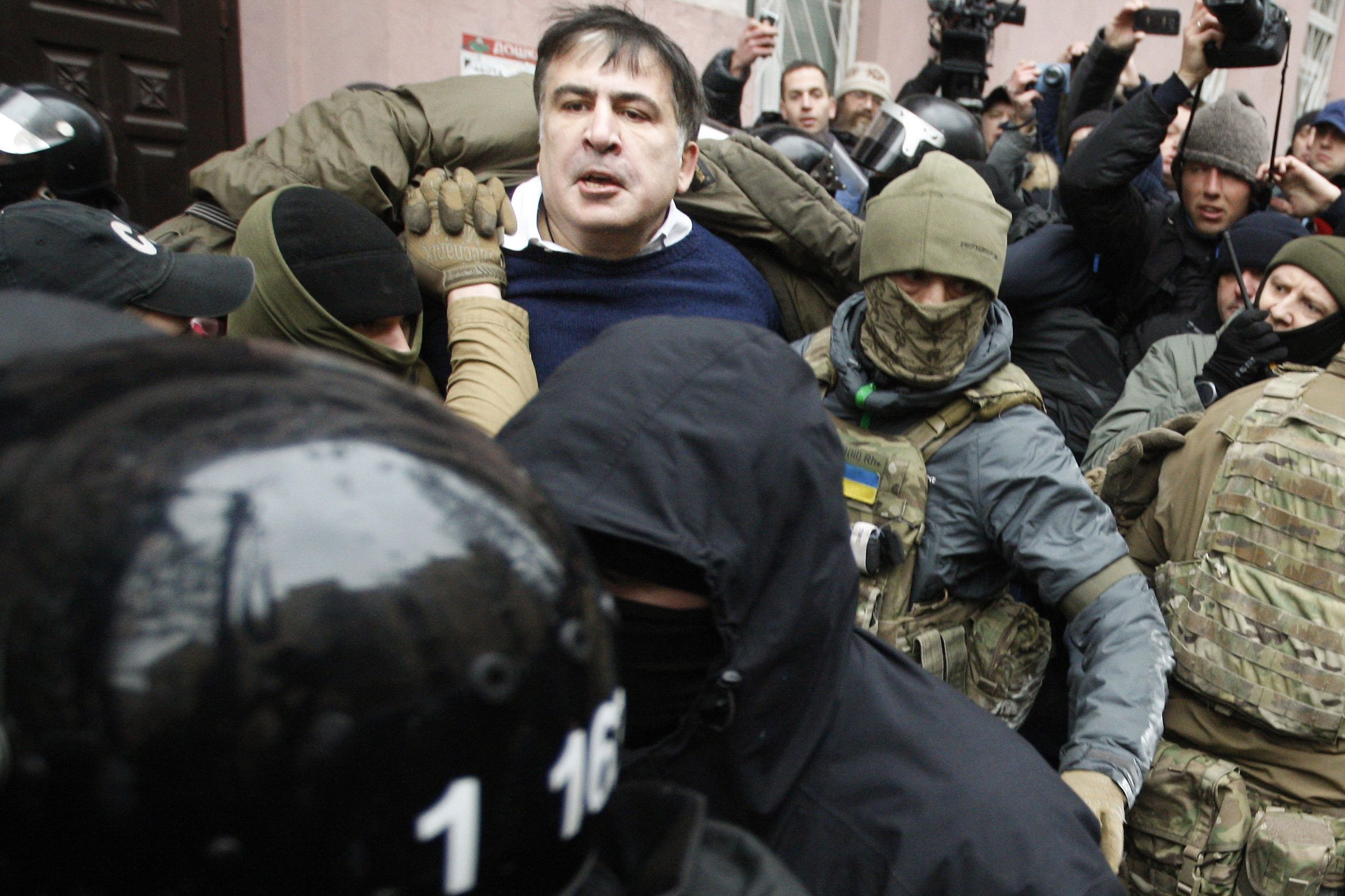 Saakashvili durante su detenci
