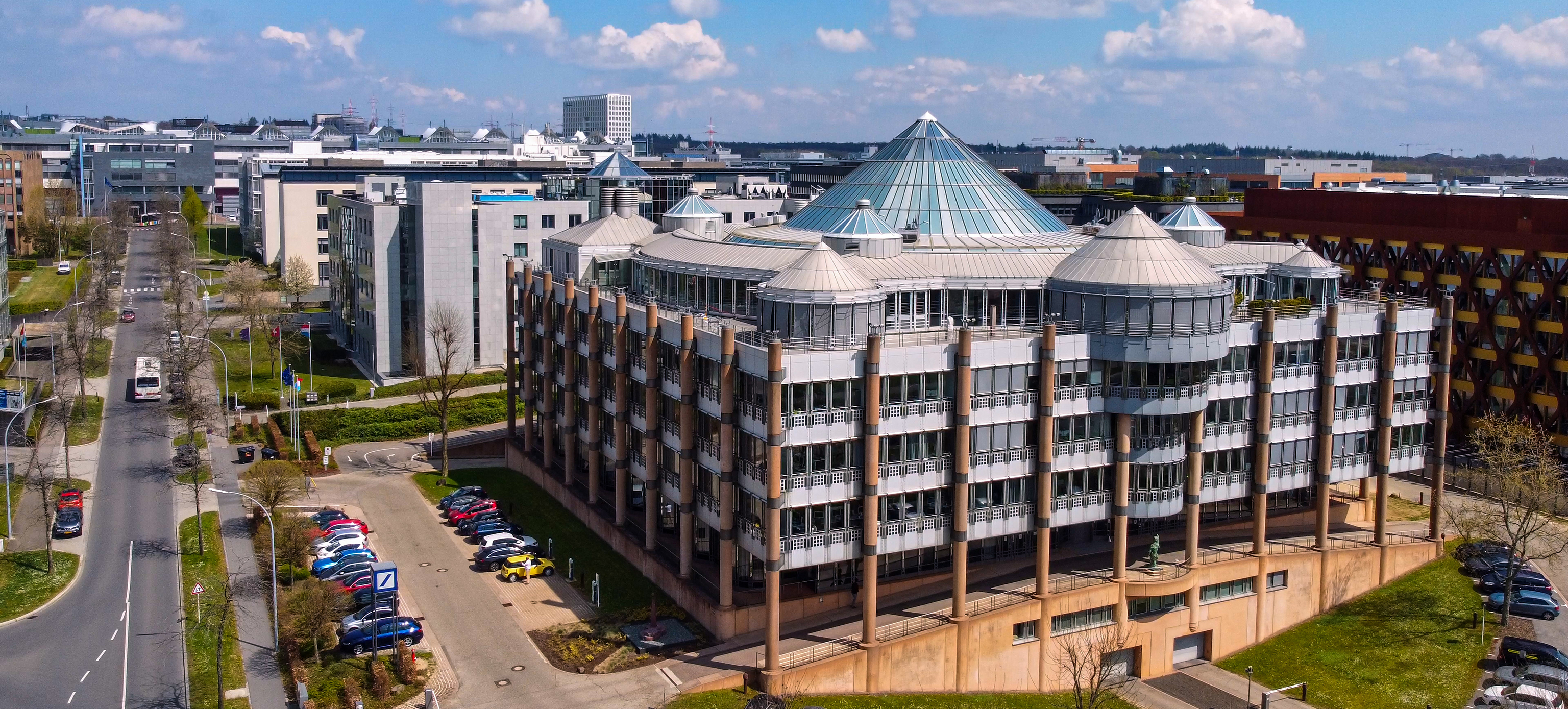 La sede de Deutsche Bank en el distrito financiero de Luxemburgo