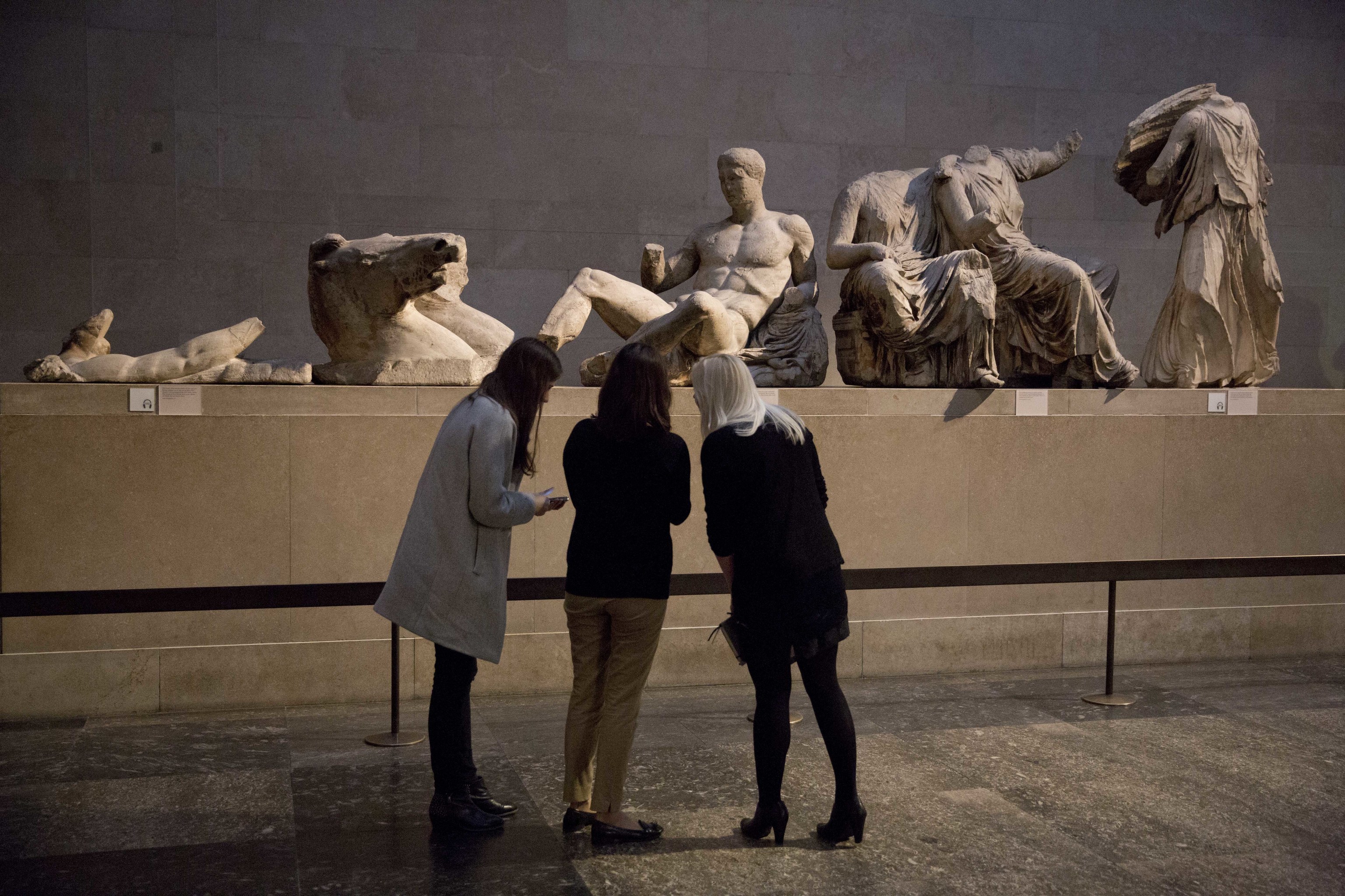 Colección de arte griego del Partenón en el Museo Británico