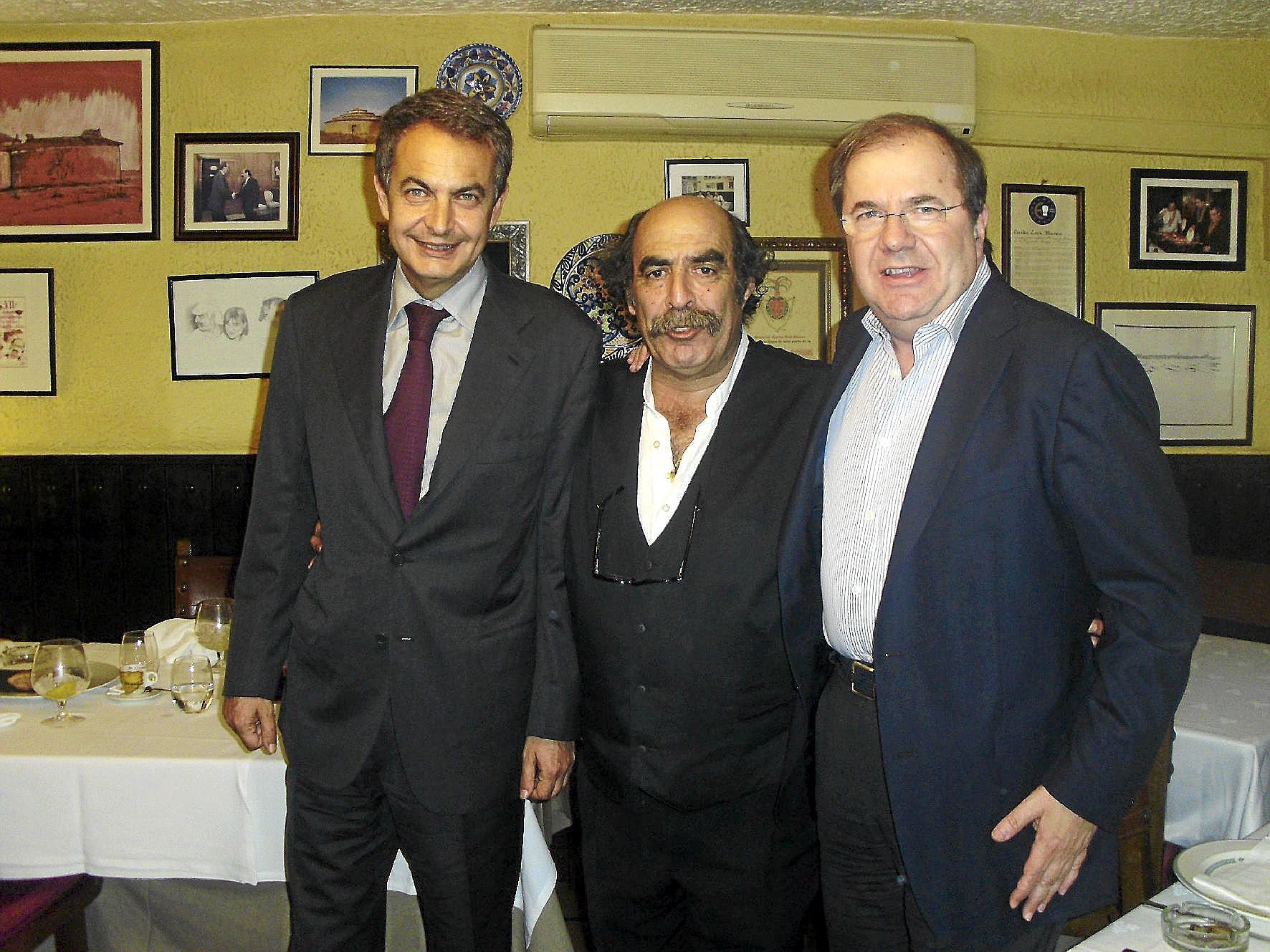 Zapatero y Luis Vicente Herrera con Lera en 2011.