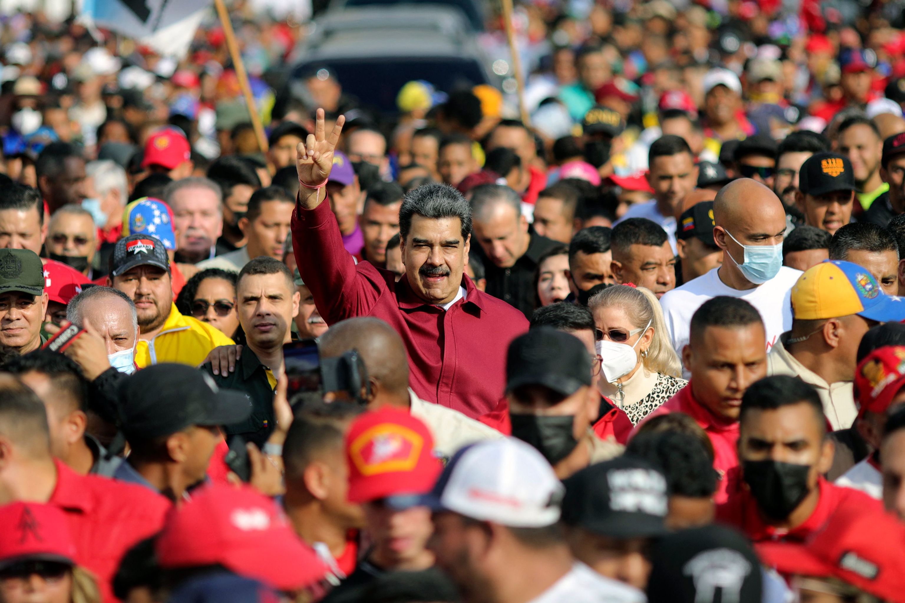 Maduro, en una foto distribuida por Miraflores.