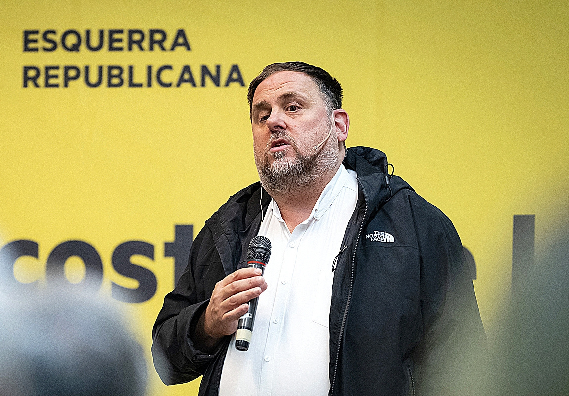 El presidente de ERC, Oriol Junqueras.