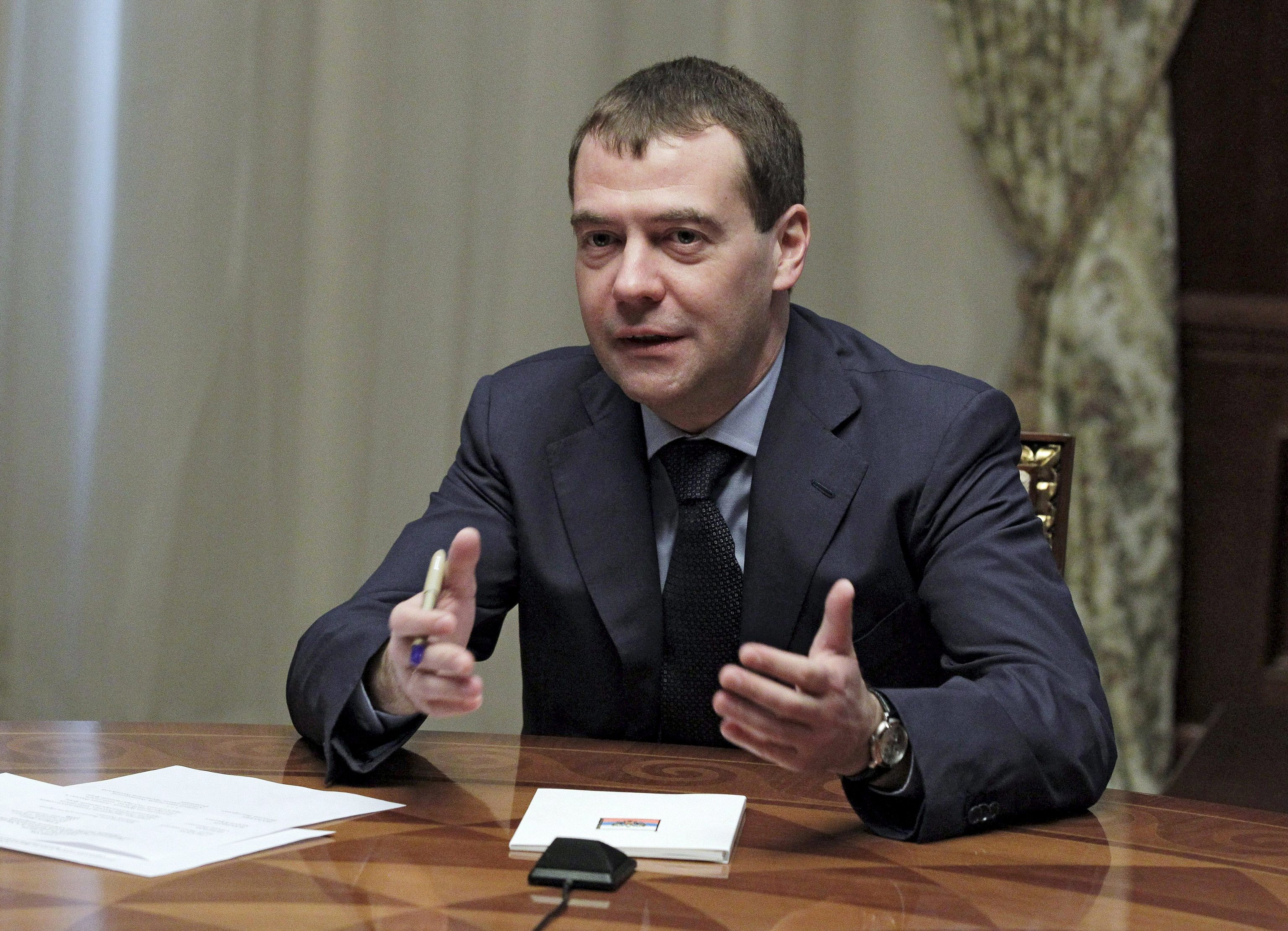 Medvedev en una imagen de 2012.