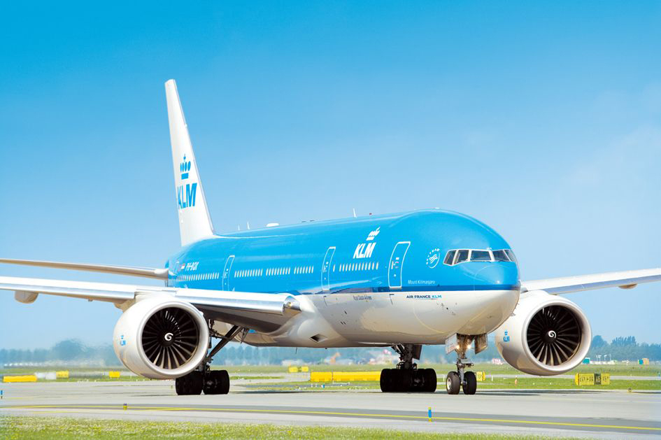 Un avin de KLM.