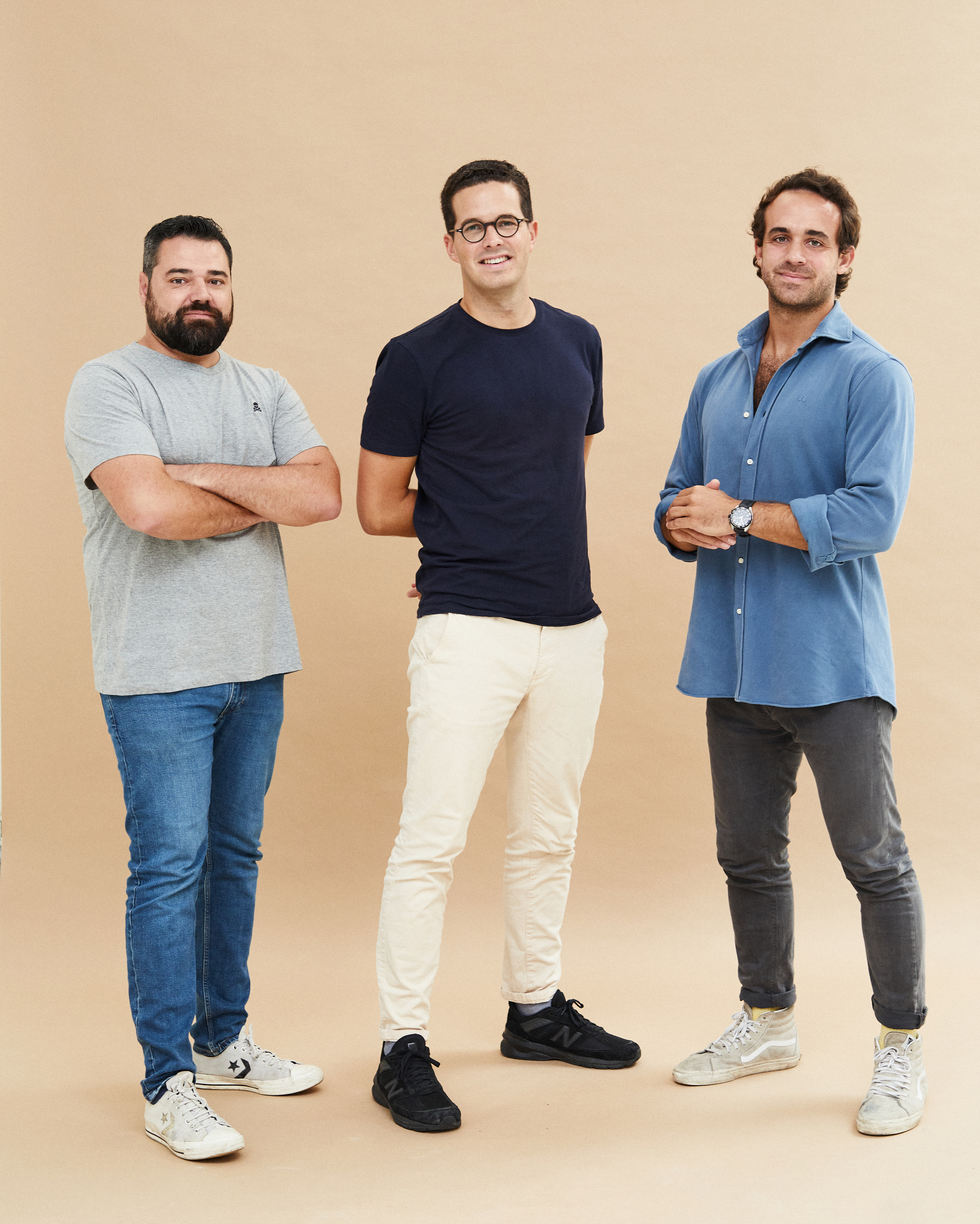 Adrián de Pedro, Héctor Mata y Jaime Castillo, fundadores de Shakers.