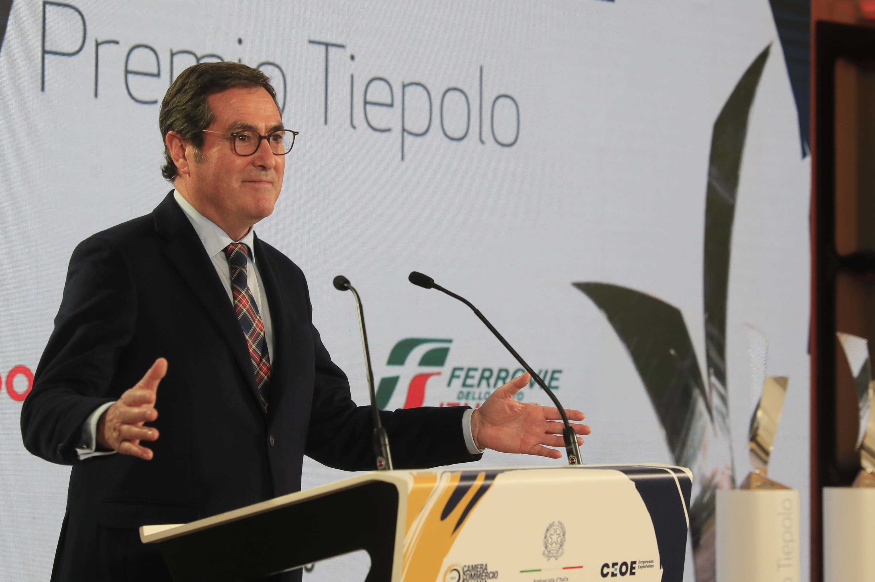 Antonio Garamendi, presidente de CEOE