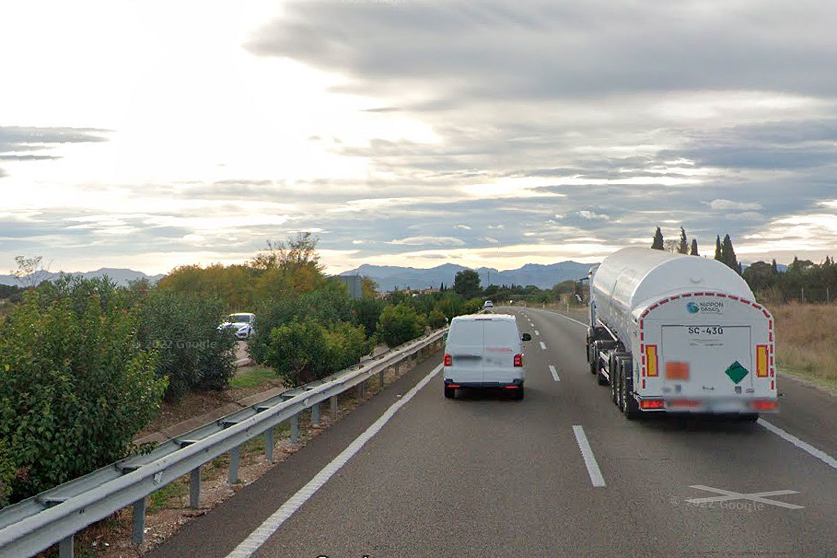 Carretera AP-7 a su paso por Castelln.