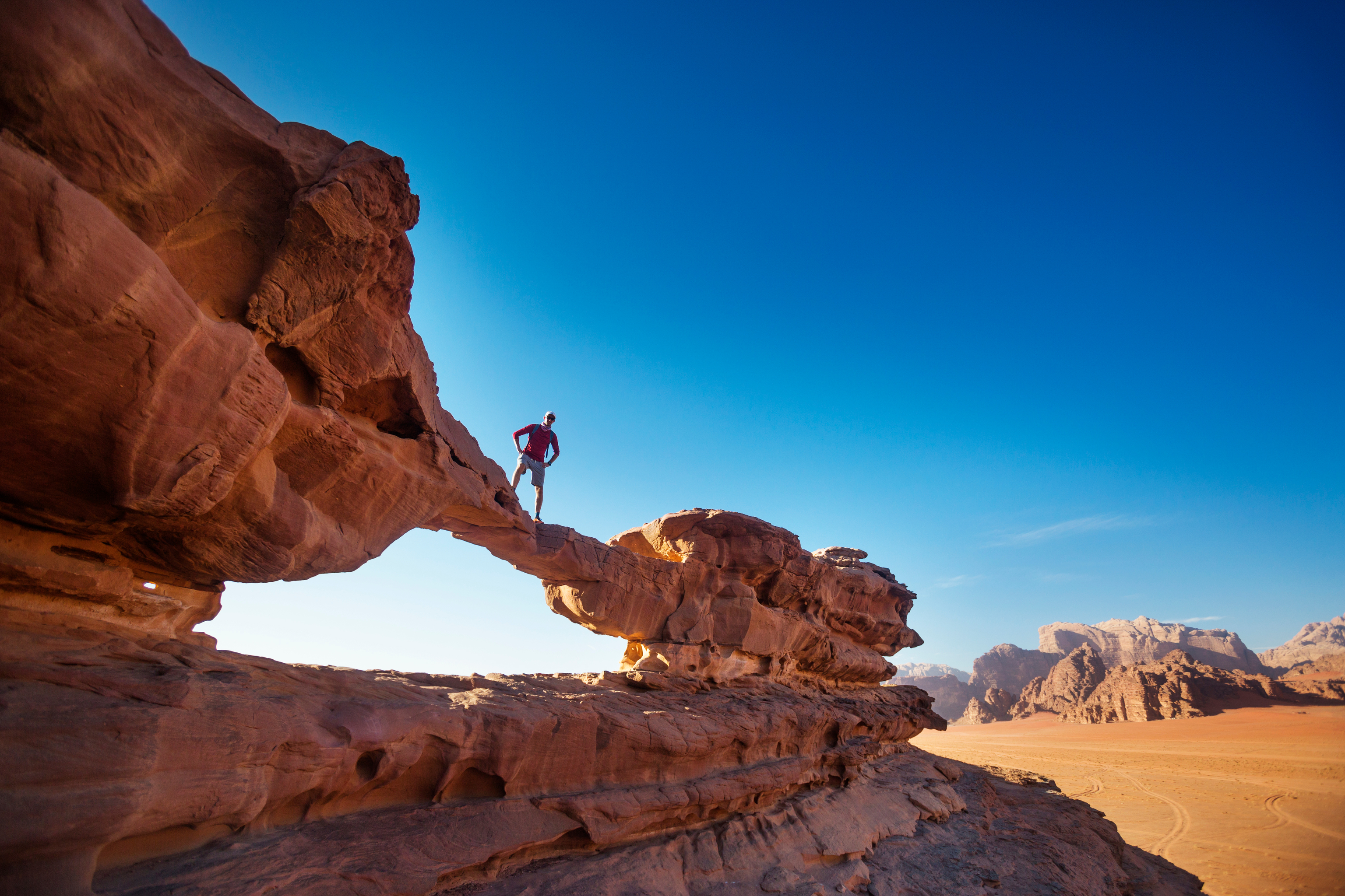 Paisaje rocoso de Wadi Rum.