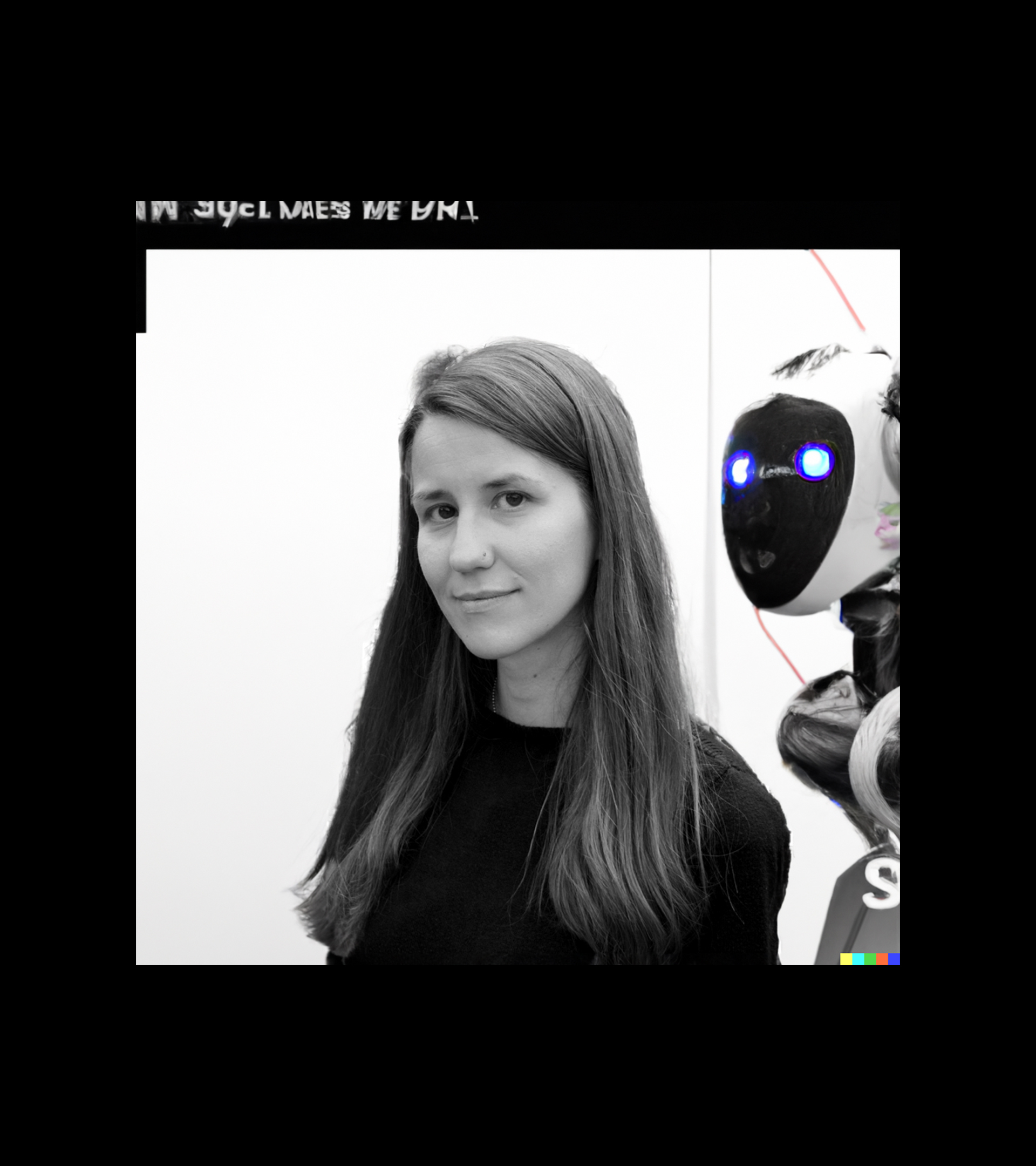 Tras subir una fotogafa de la profesora Sandra Wachter, le pedimos al programa de IA Dall.E una imagen para ilustrar esta entrevista. En realidad, no investiga a los robots, sino datos y algoritmos.