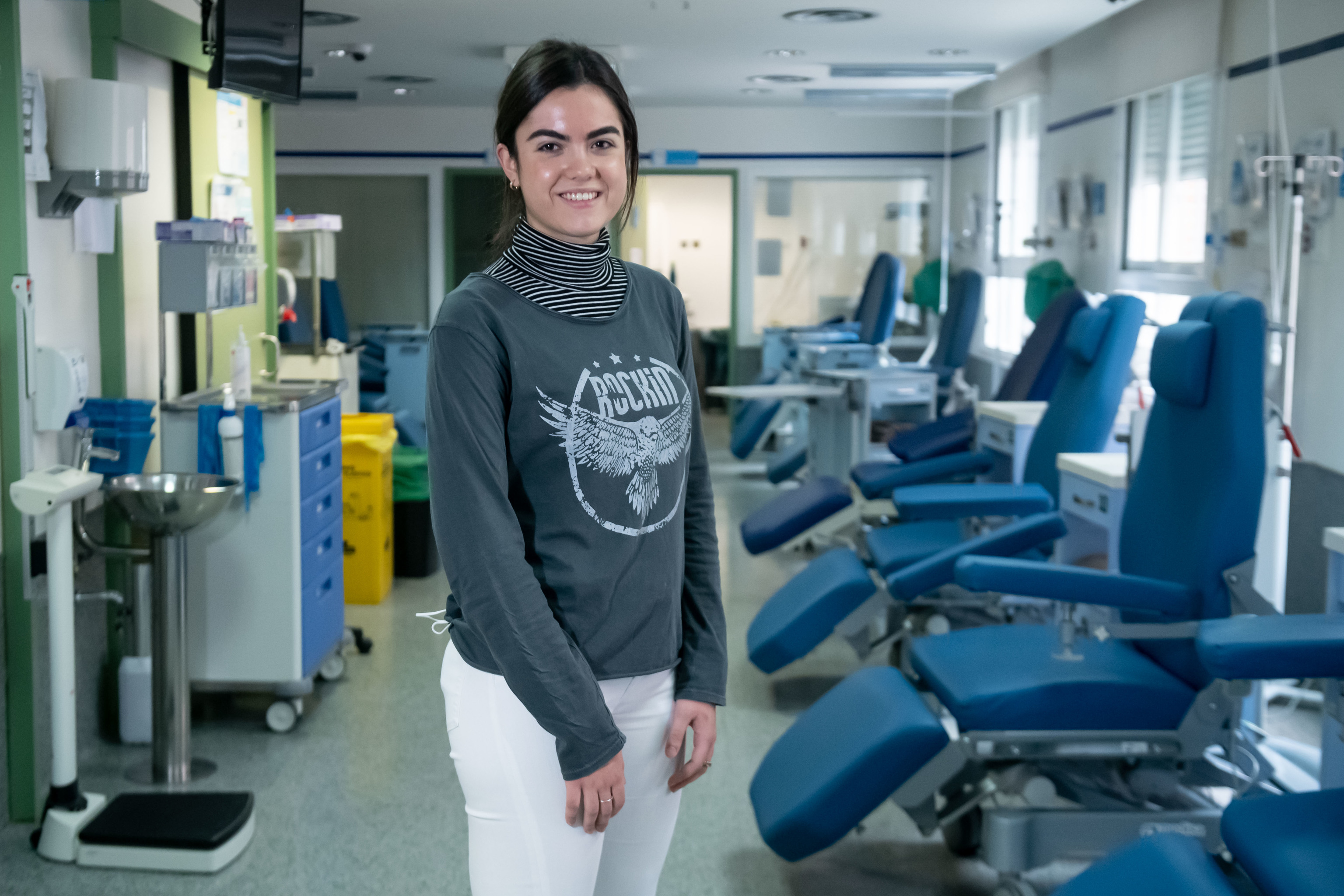 Raquel Saiz, enfermera y voluntaria de ensayos cl