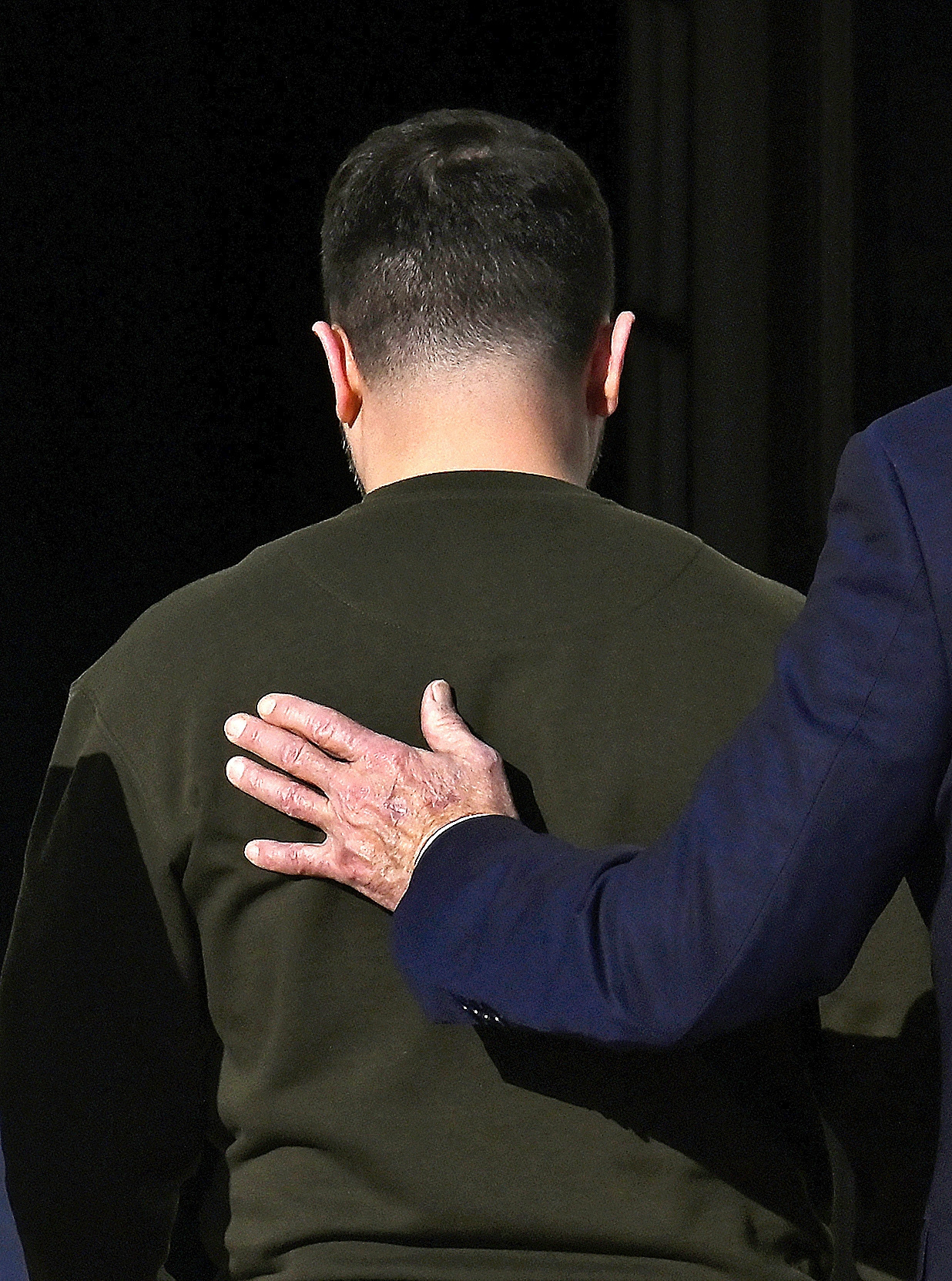 Joe Biden recibe a Volodimir Zelenski en Washington.