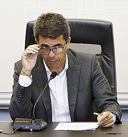 El presidente del PP valenciano, Carlos Mazn.