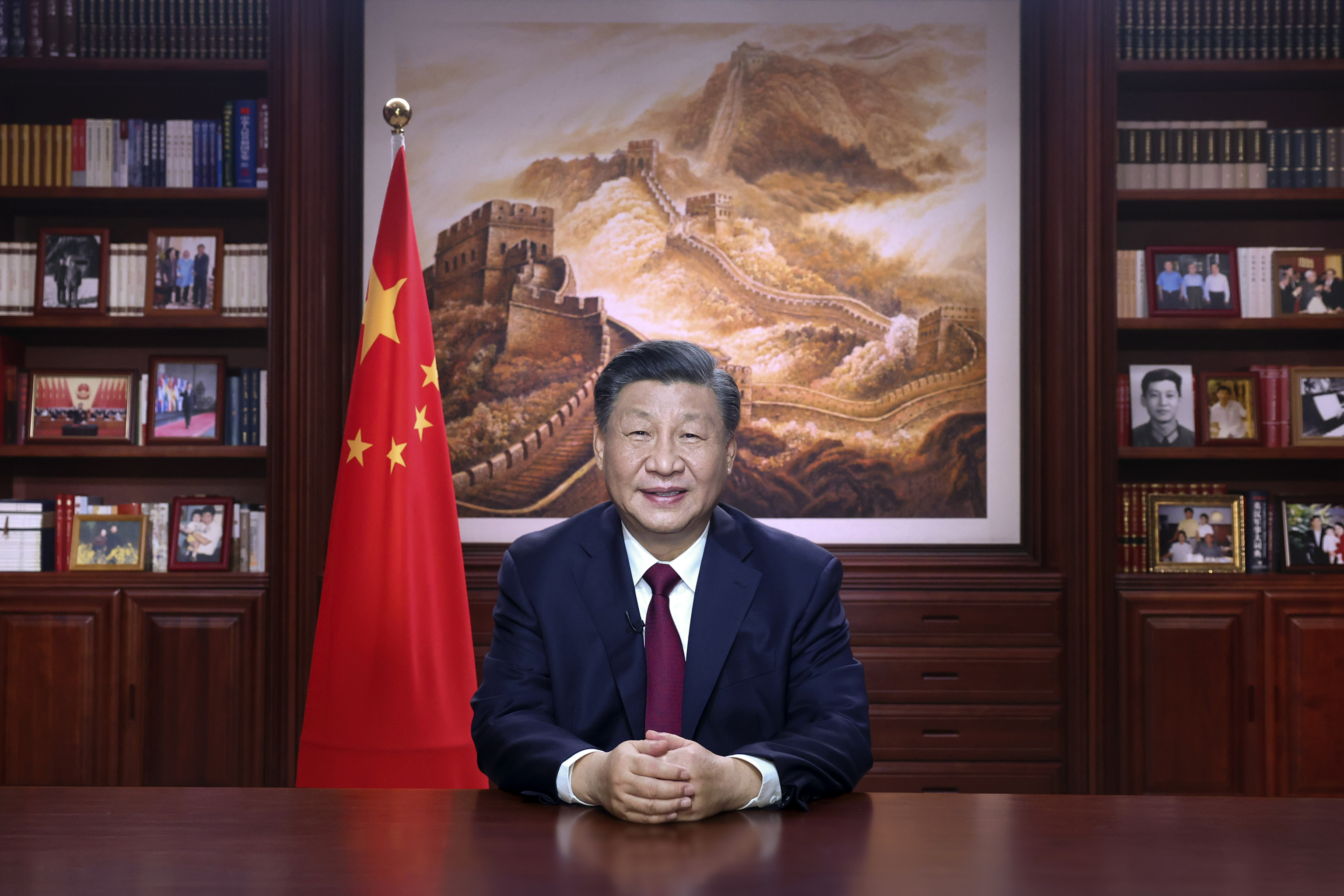 Xi Jinping pronuncia un discurso de Ao Nuevo en Pekn.