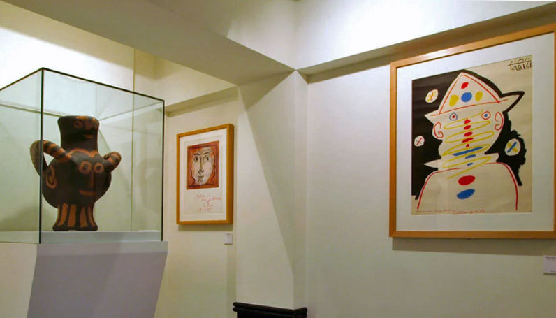 Interior del museo Picasso-Colección Eugenio Arias.