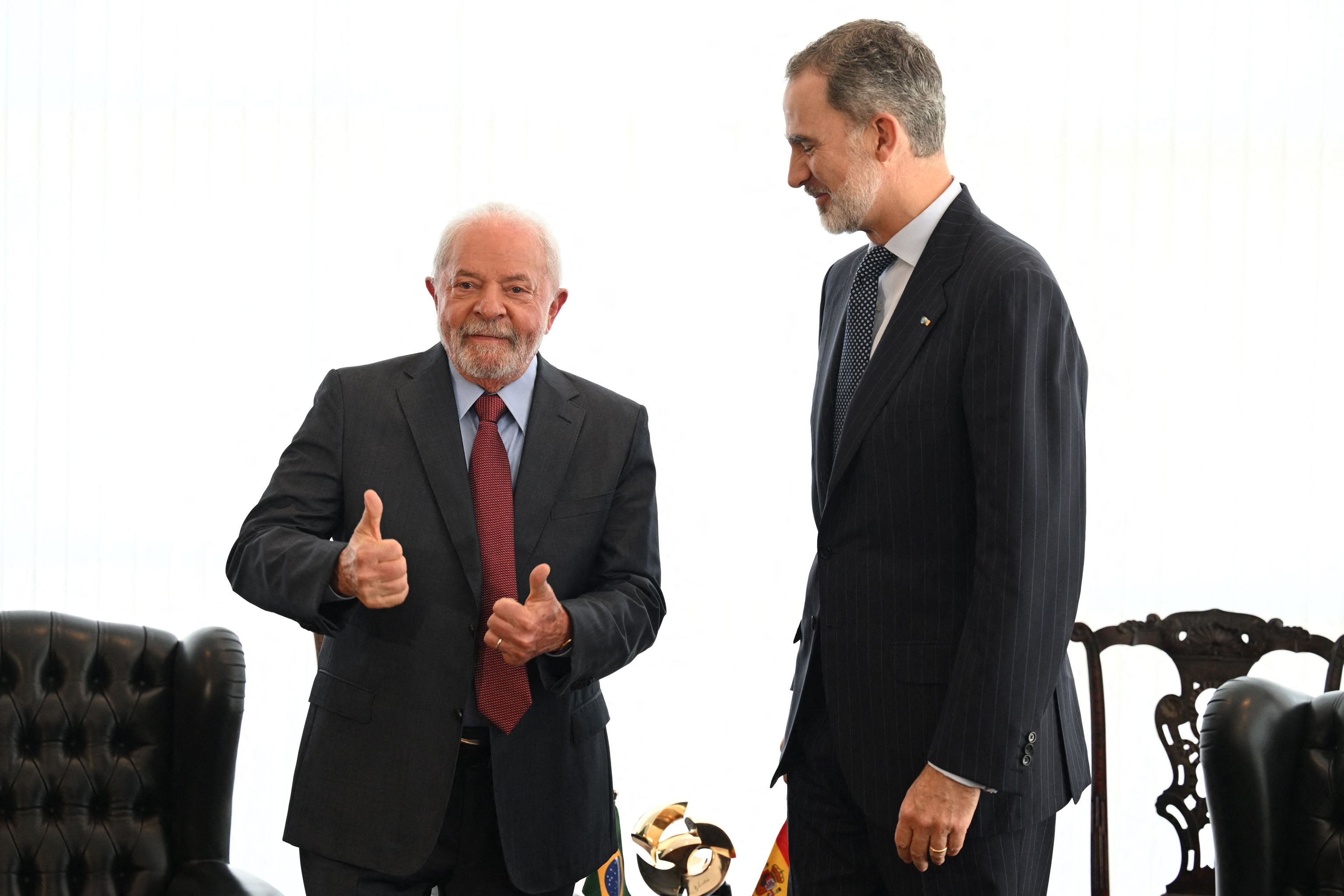 Lula da Silva y Felipe VI, Rey de España