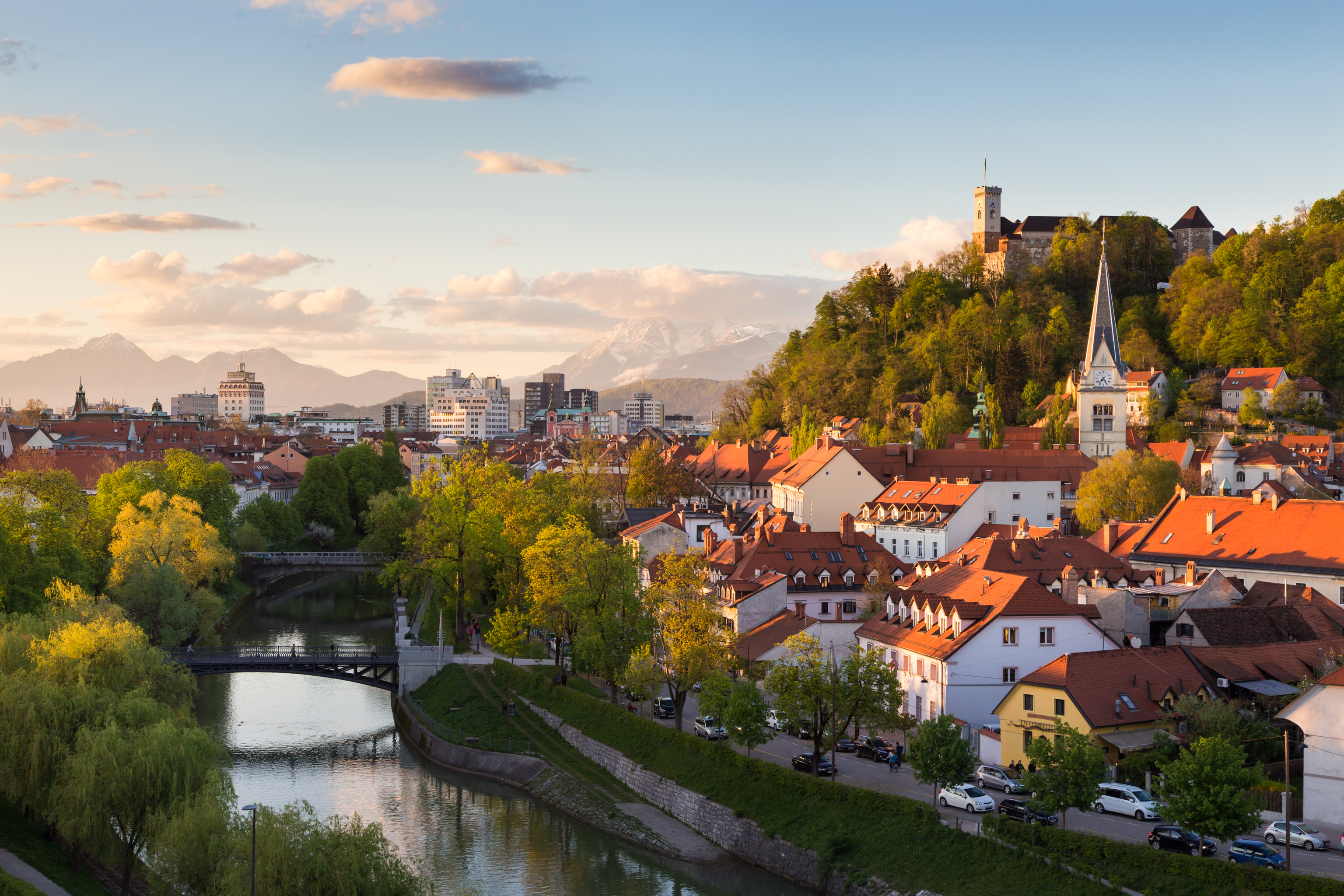 Lubiana, la capitale della Slovenia, è la prima della lista.