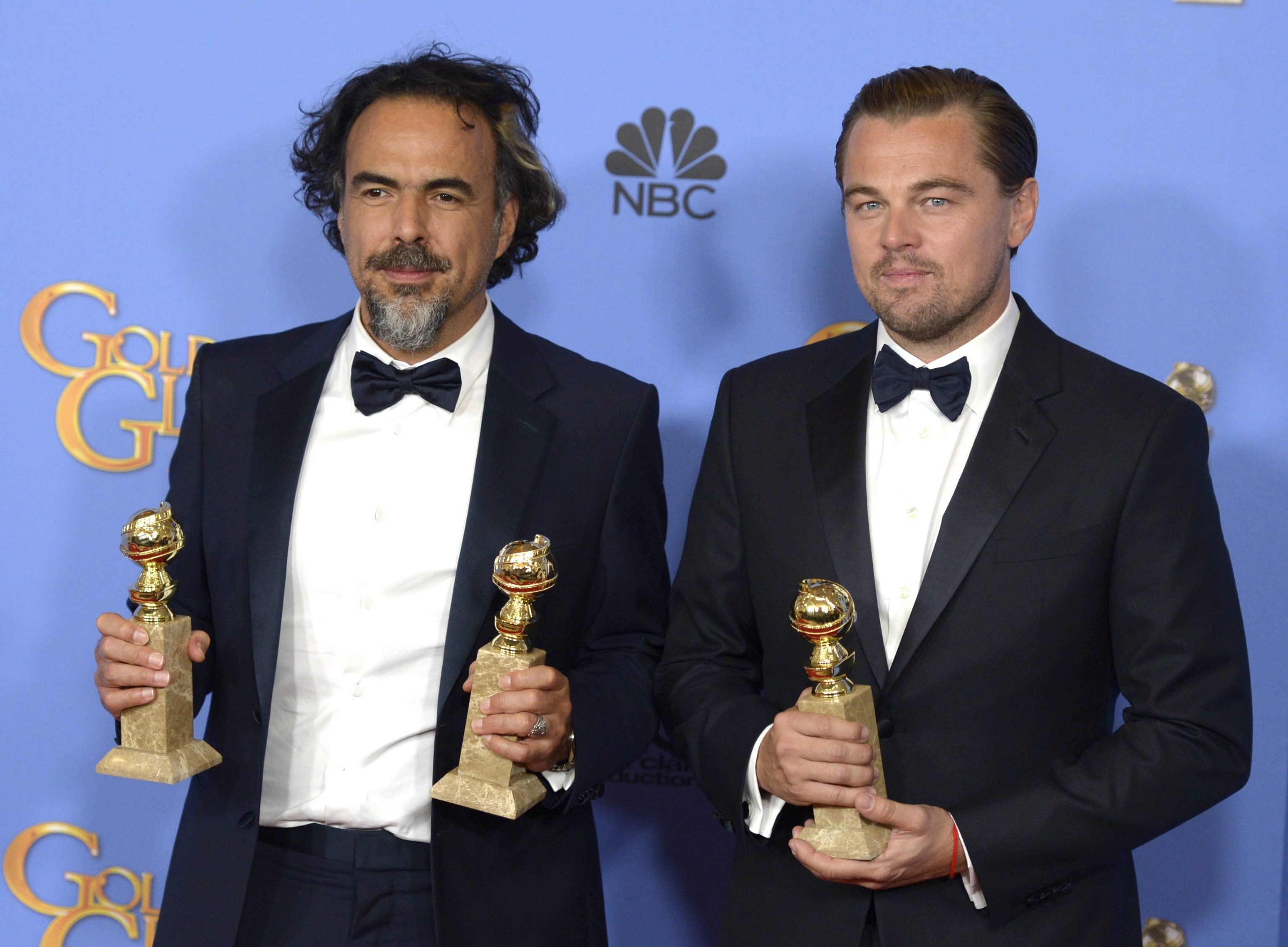 Iñárritu y Di Caprio, en 2016