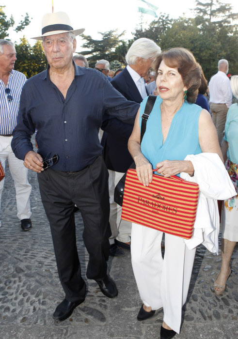 Mario Vargas Llosa y su ex mujer, Patricia, en una imagen de 2014.