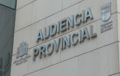 Exterior de la Audiencia Provincial de Zaragoza.