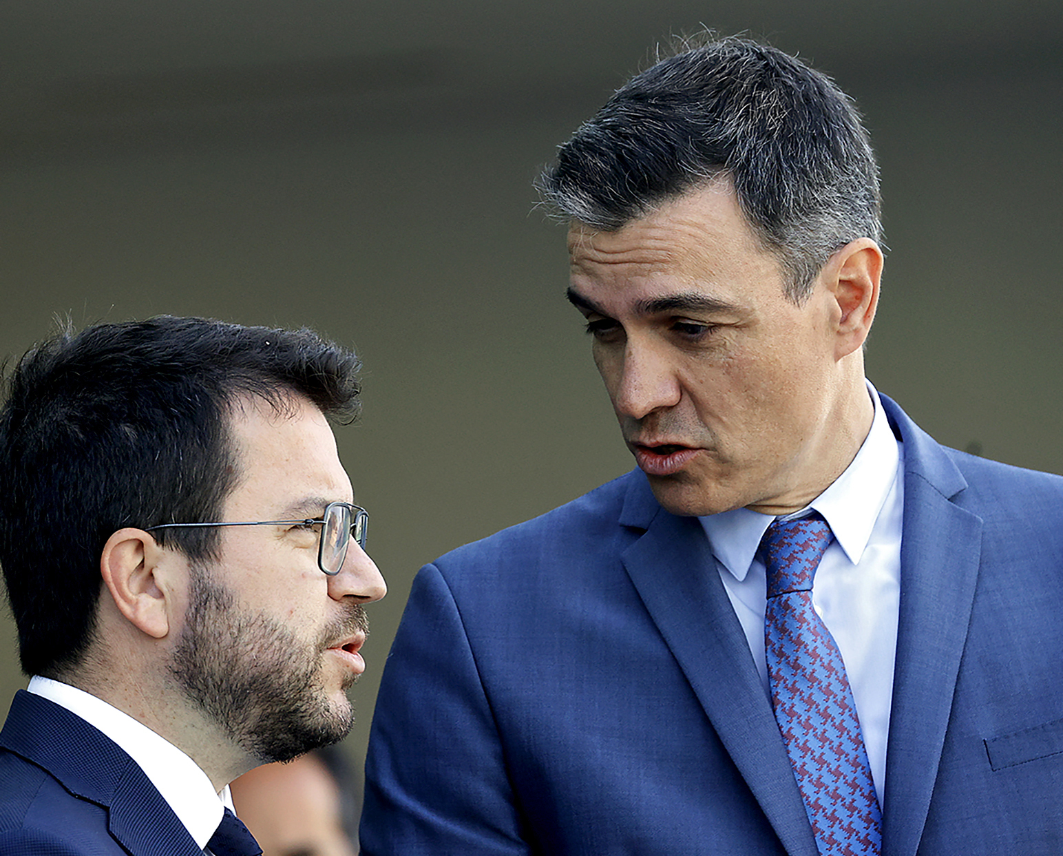 El presidente del Gobierno, Pedro Snchez, con el presidente de la Generalitat, Pere Aragons, el pasado mes de mayo en Barcelona.