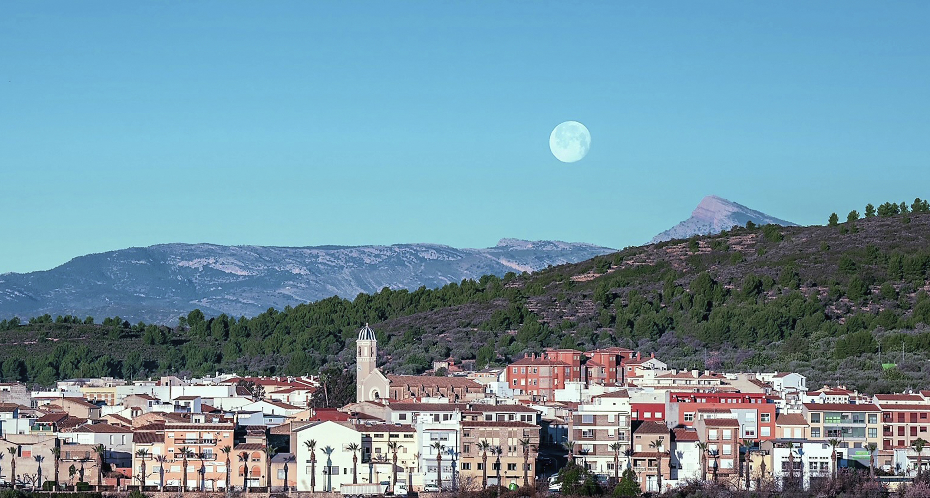 Vista de la Vall d'Alba, una de las localidades grandes que ha perdido terreno poblacin durante 2022.