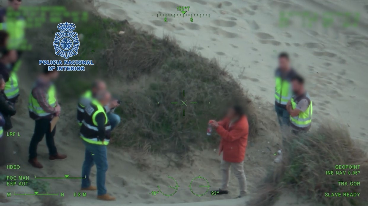 Imagen del lugar de los hechos facilitada por la policía